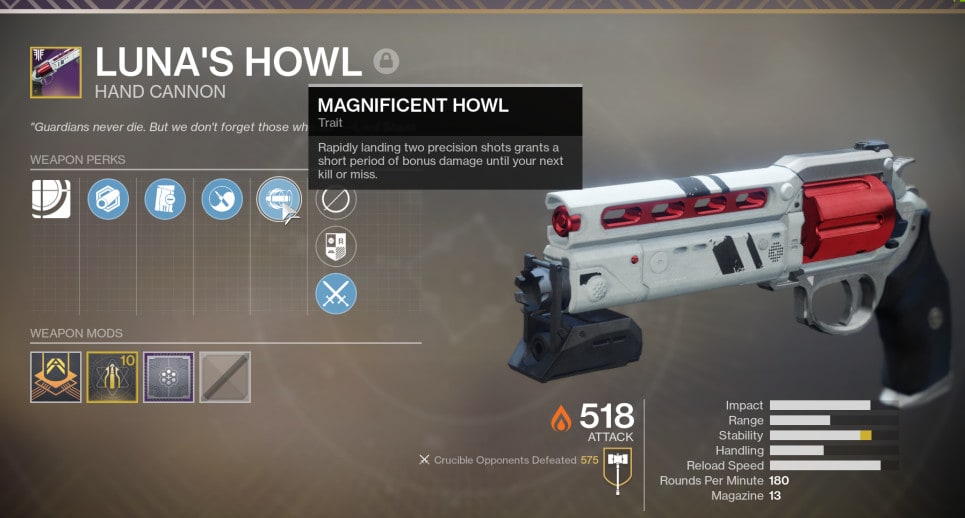 Pinnacle Weapons Destiny 2 Not Forgotten Lunas Howl Mountaintop By Iwilderness Fiverr