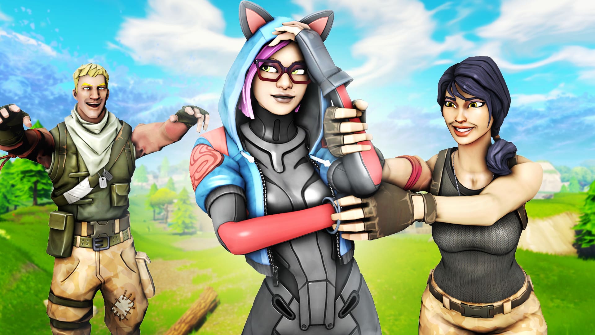 Create A Professional 3d Fortnite Thumbnail By Voidren - 