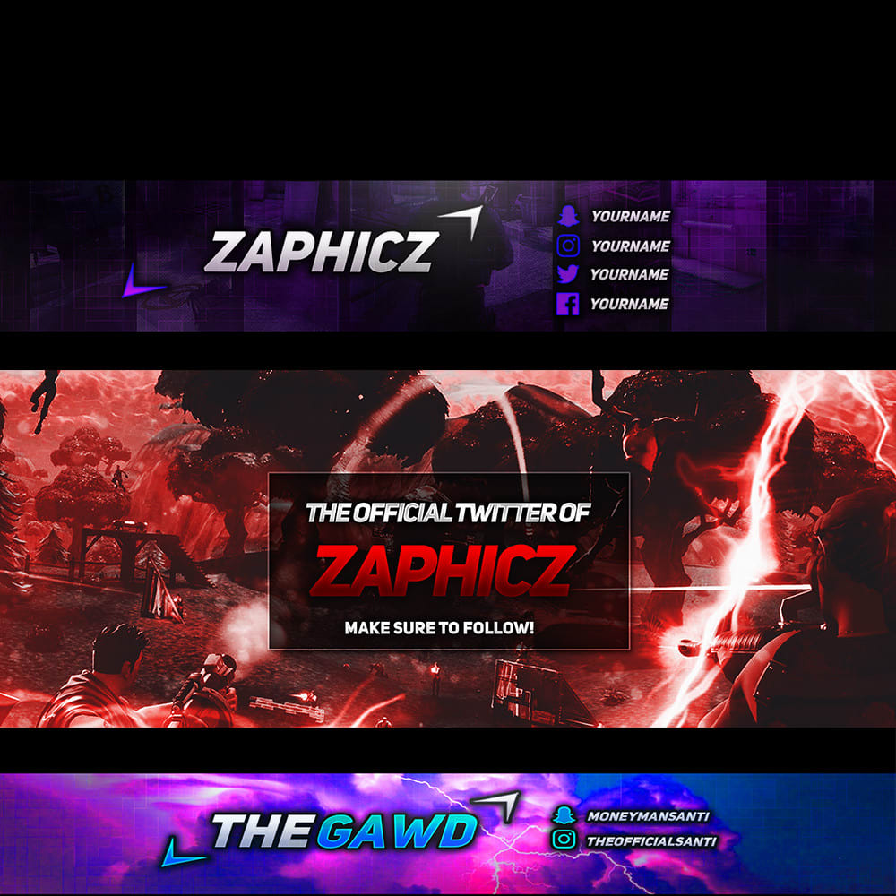 Create Any Banner Fortnite Logo And Twitch Overlay By Zaphicz