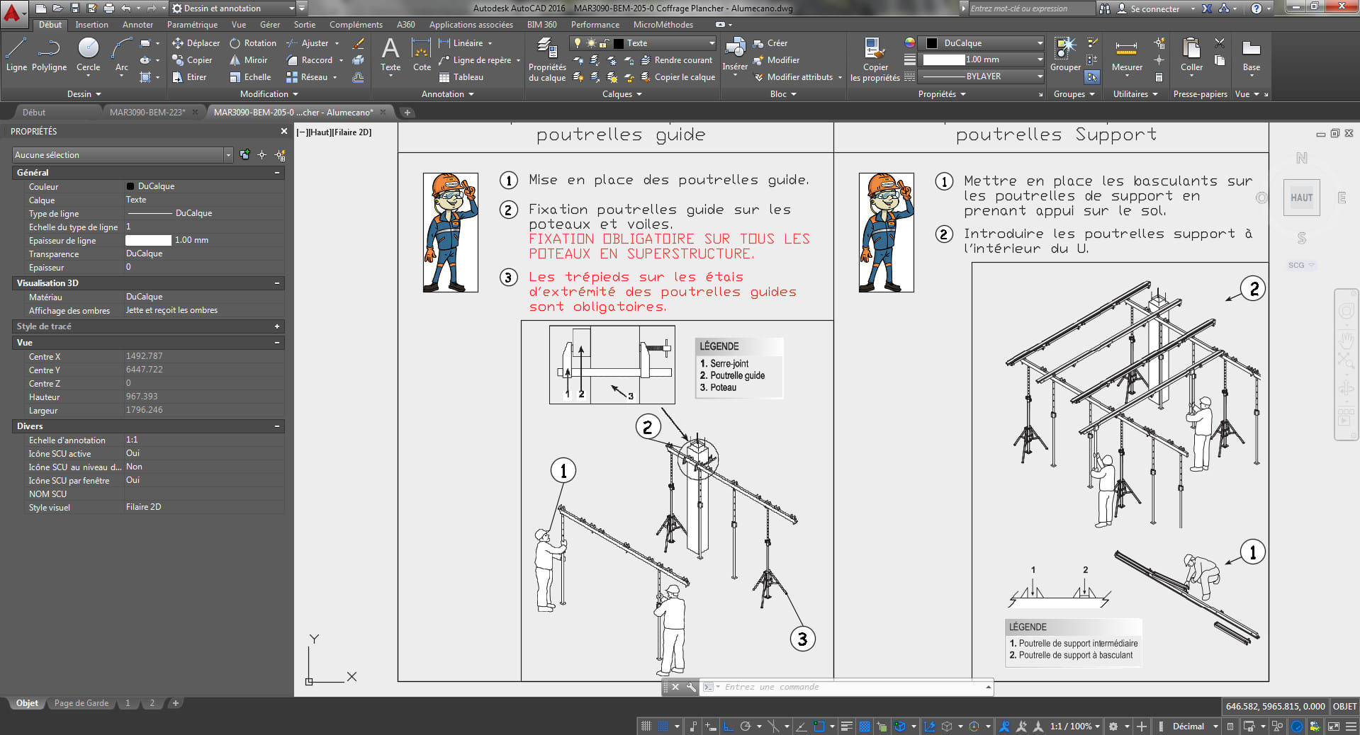 Chalet goulot Mm autocad copier coller Offre Saupoudrer Automatiquement