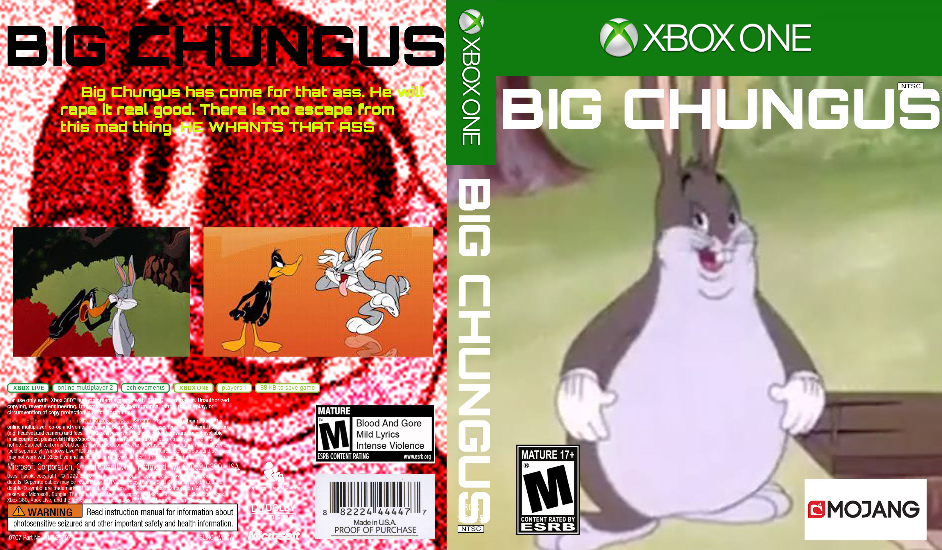Make A Meme Game Big Chungus For The Ps4 Or Other Things By Yeetbois42069 - making big chungus a roblox account