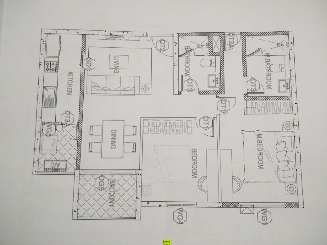 Draw Autocad 2d Floor Plan Drawings According To Your Sketch By
