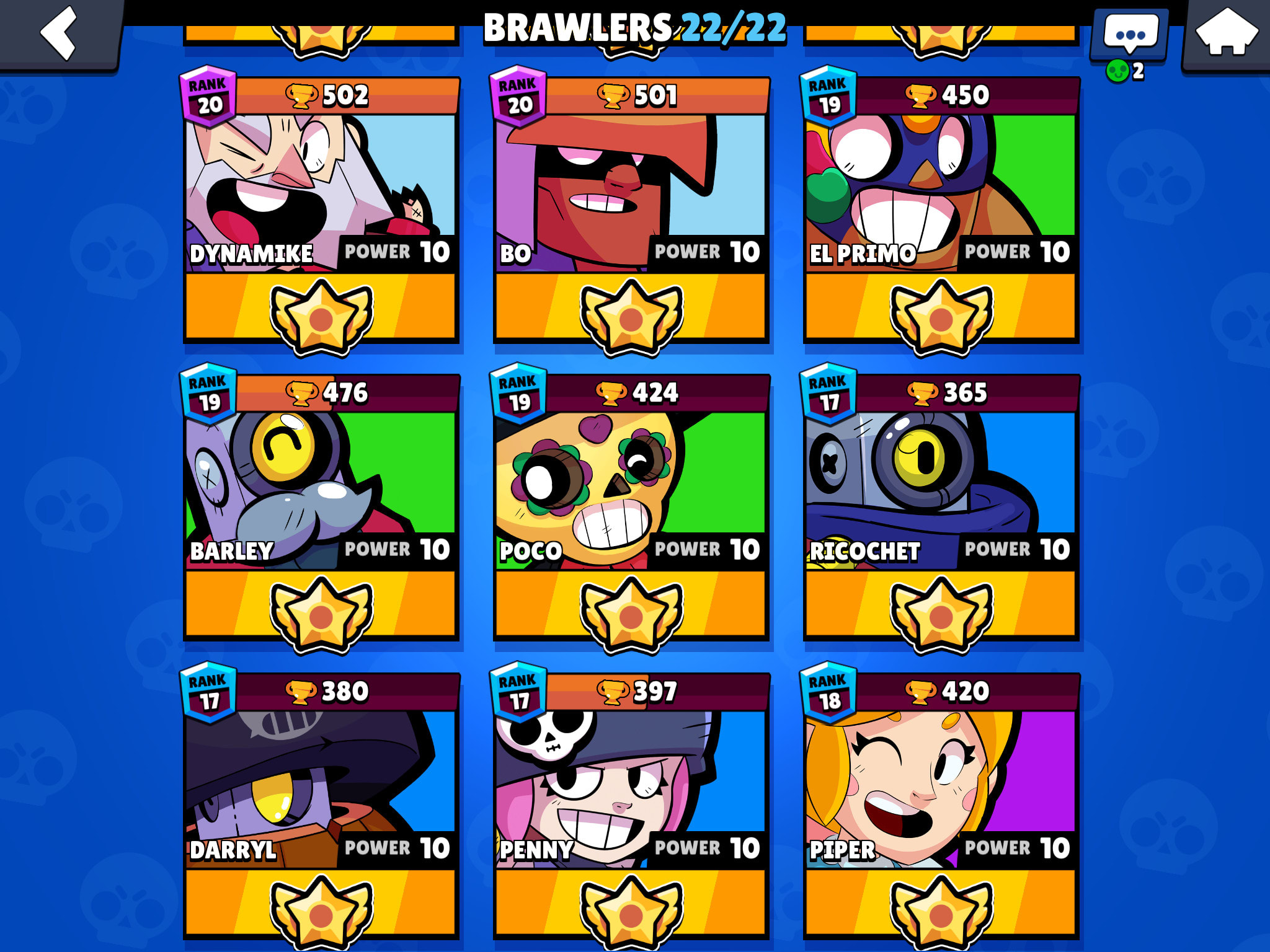 Get A Maxed Out Brawl Stars Account Through Supercell Id By Stabledonkey Fiverr - alle brawler brawl stars account