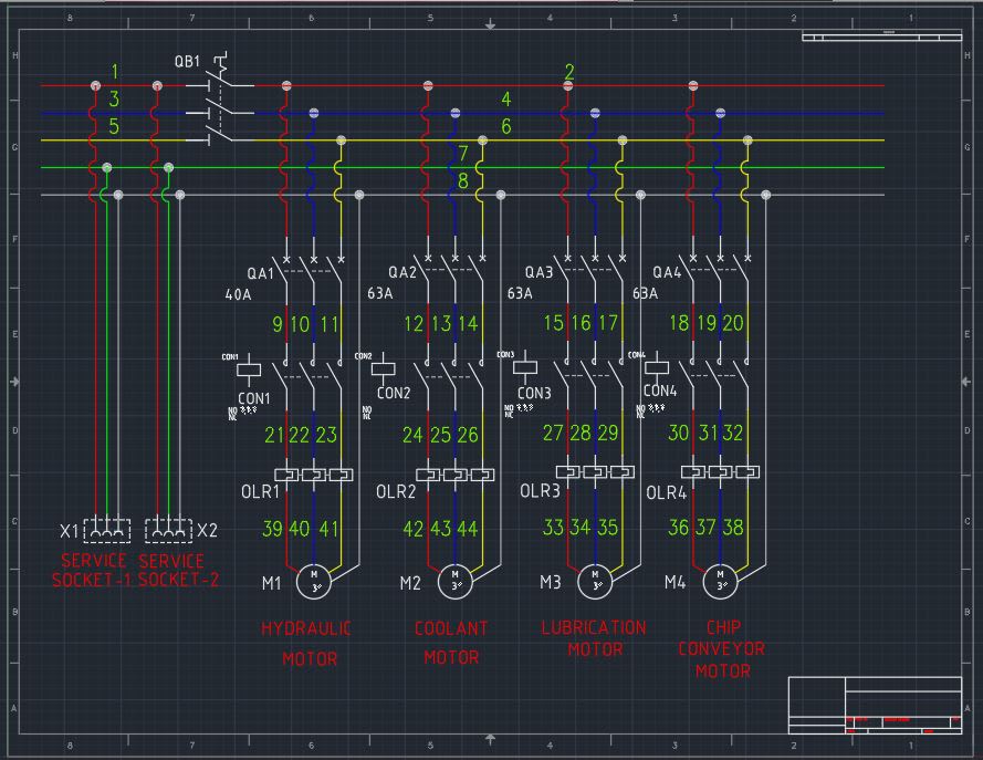 Design Electrical Circuit Diagram And, How To Draw Electrical Wiring Diagram In Autocad