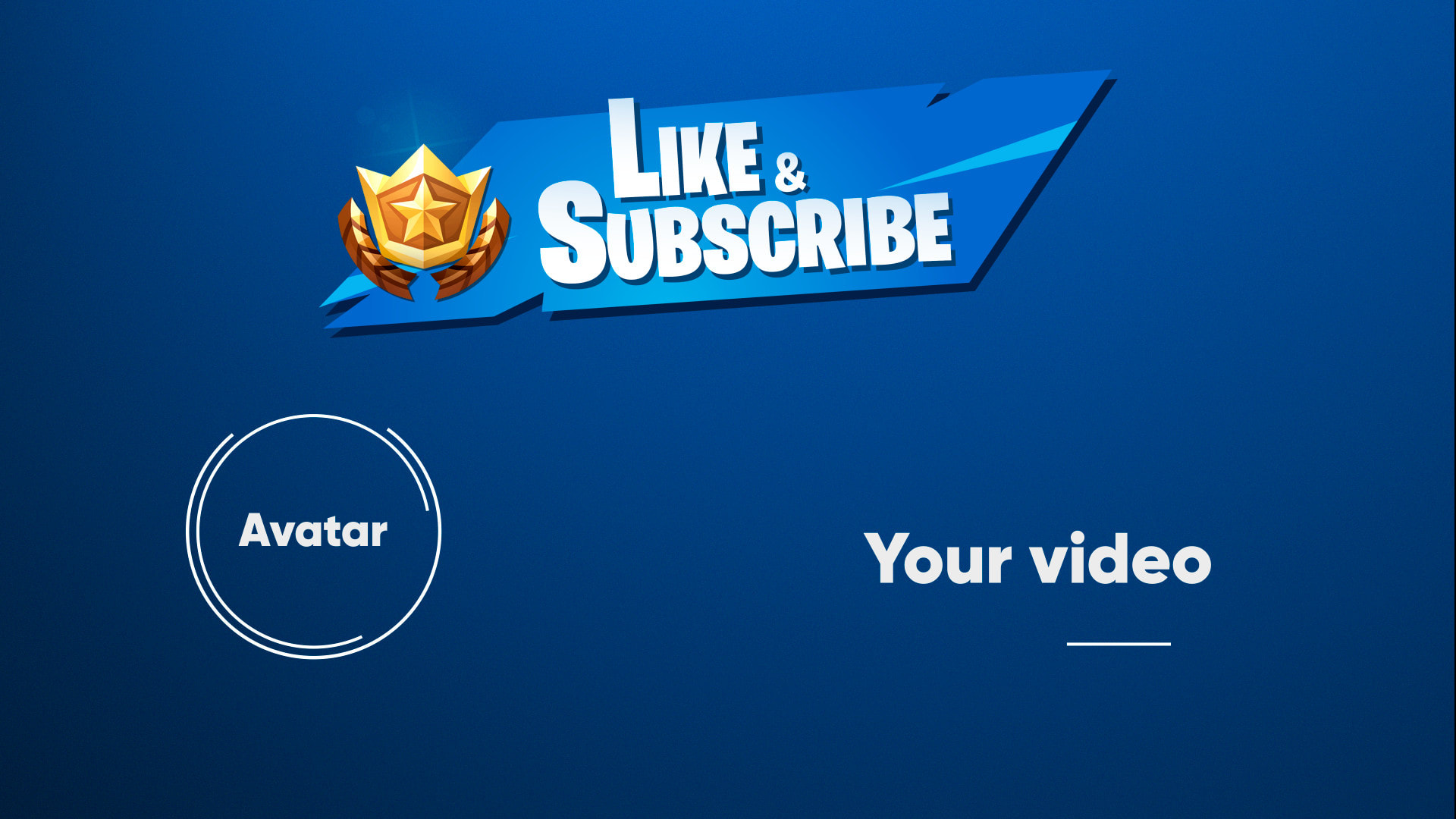 A Fortnite Subscribe Logo Create A Fortnite Intro Like The Victory Royale Animation By Wologon Fiverr