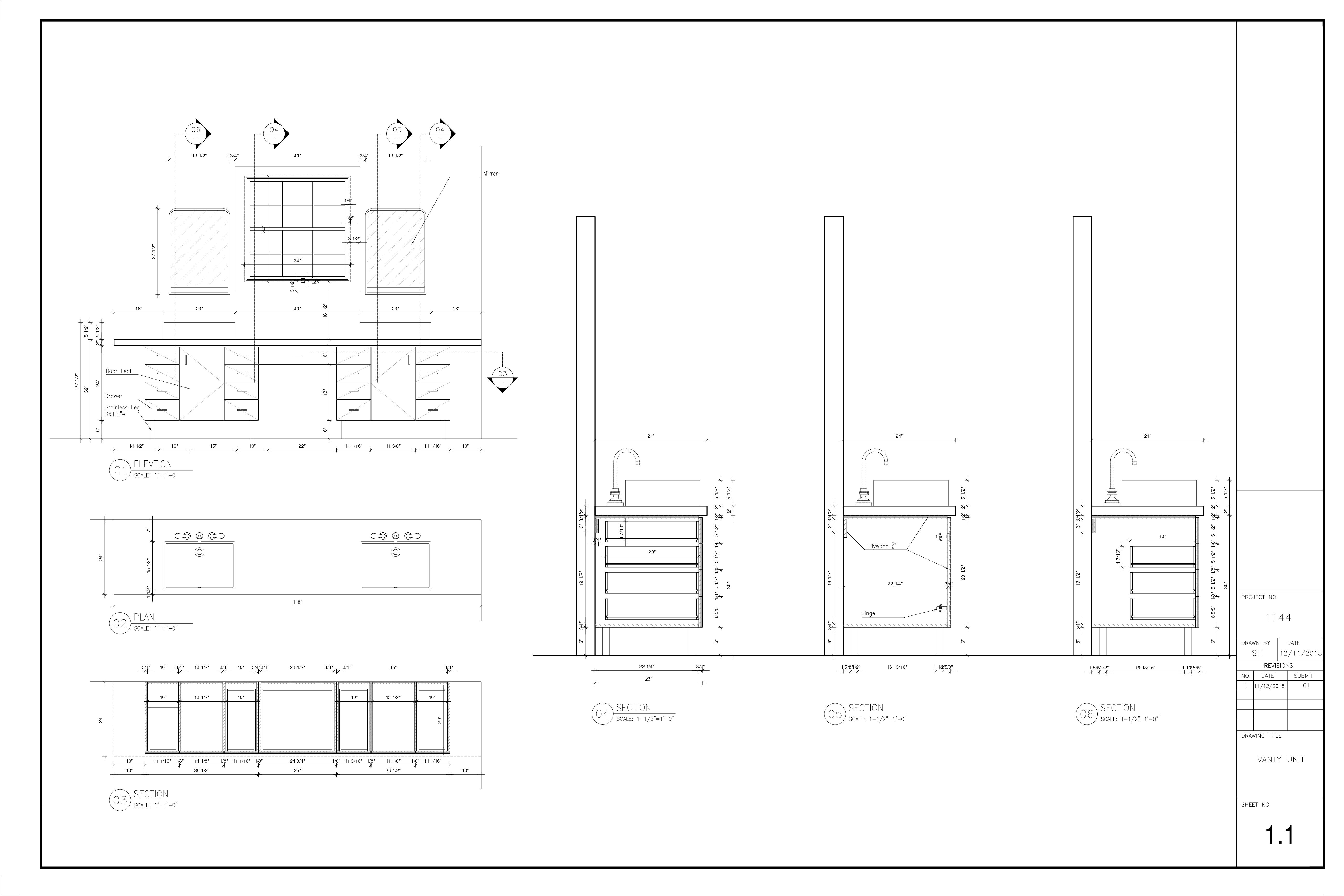 Drafting Your Dream Kitchen Cabinets By Autocad And Sketchup By