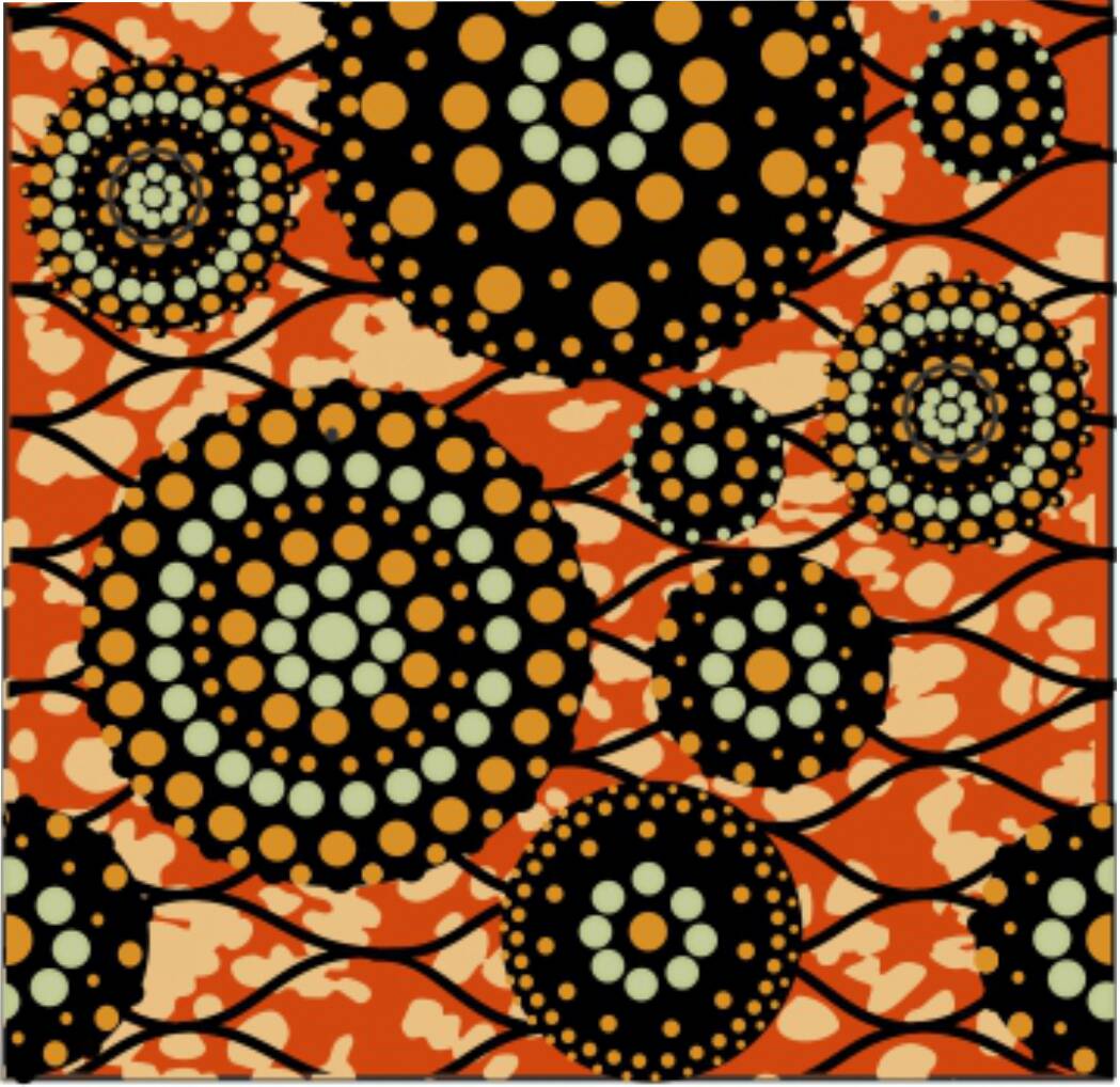 African Prints - Kente with Chevron Pattern — SAS Fabrics