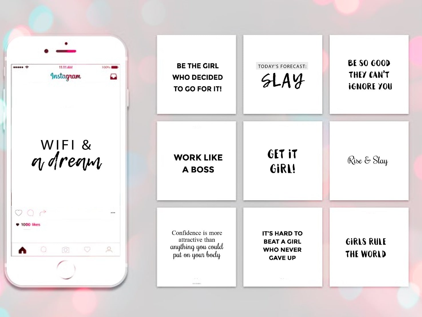 Give You 700 Instagram Girl Boss Quotes By Plr Queen24hour Fiverr