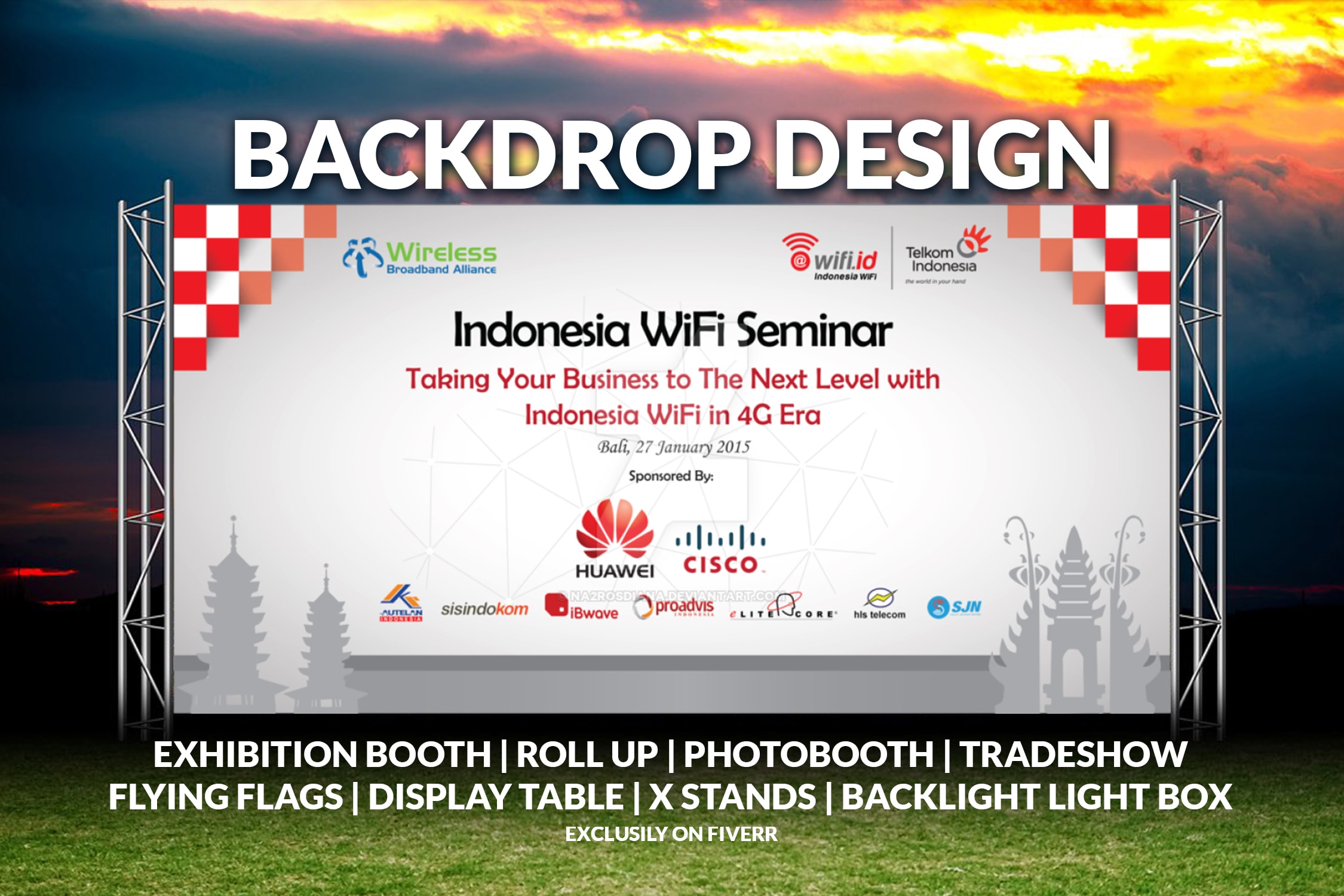 Design Amazing Backdrop Roll Up Banner Photobooths By Rz Creations