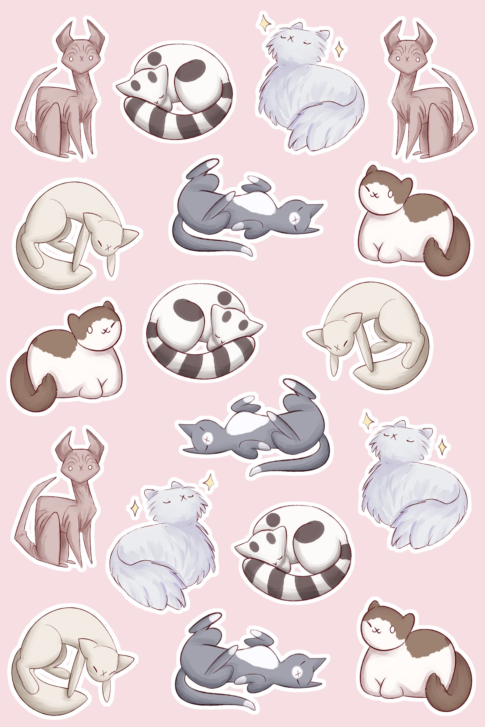 cute animal sticker sheets