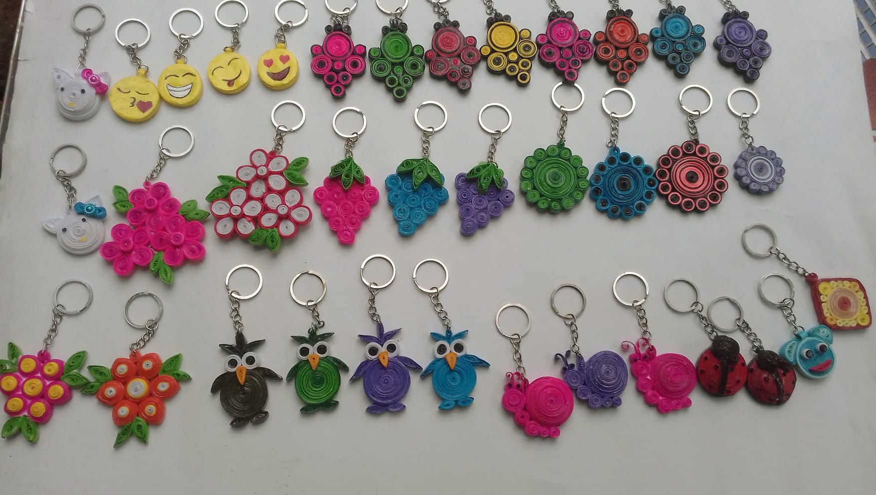 Send Handmade Paper Quilling Key Tag By Rajitha0017 Fiverr