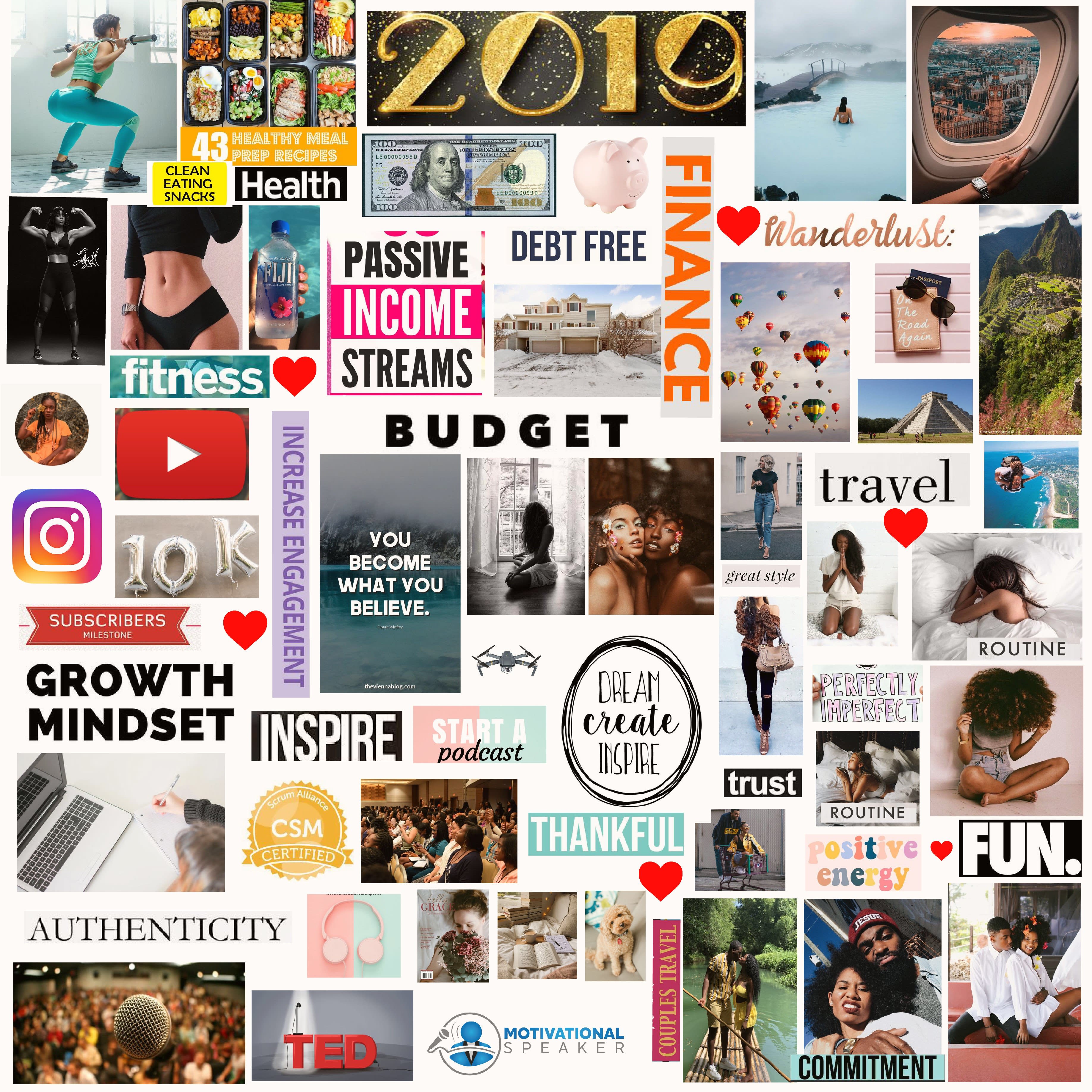 Design Your Personalized A Vision Board By Imanimckee