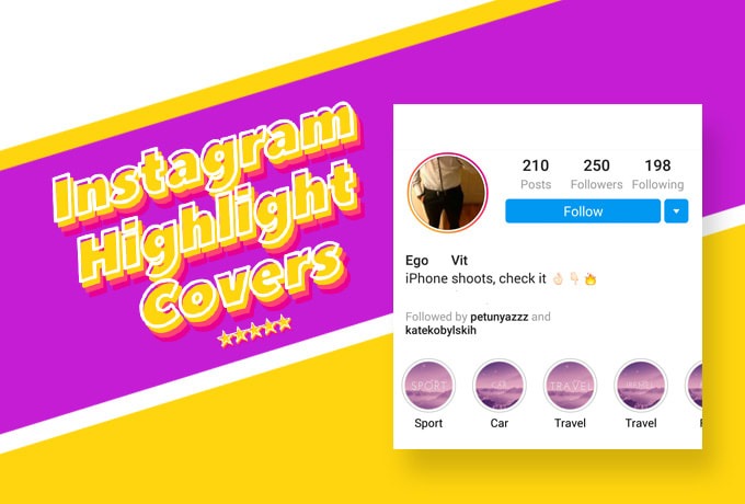 Instagram Highlight Covers Yellow Travel