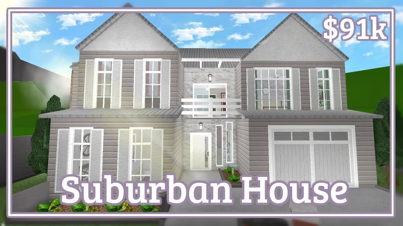 Realistic Suburban Bloxburg House