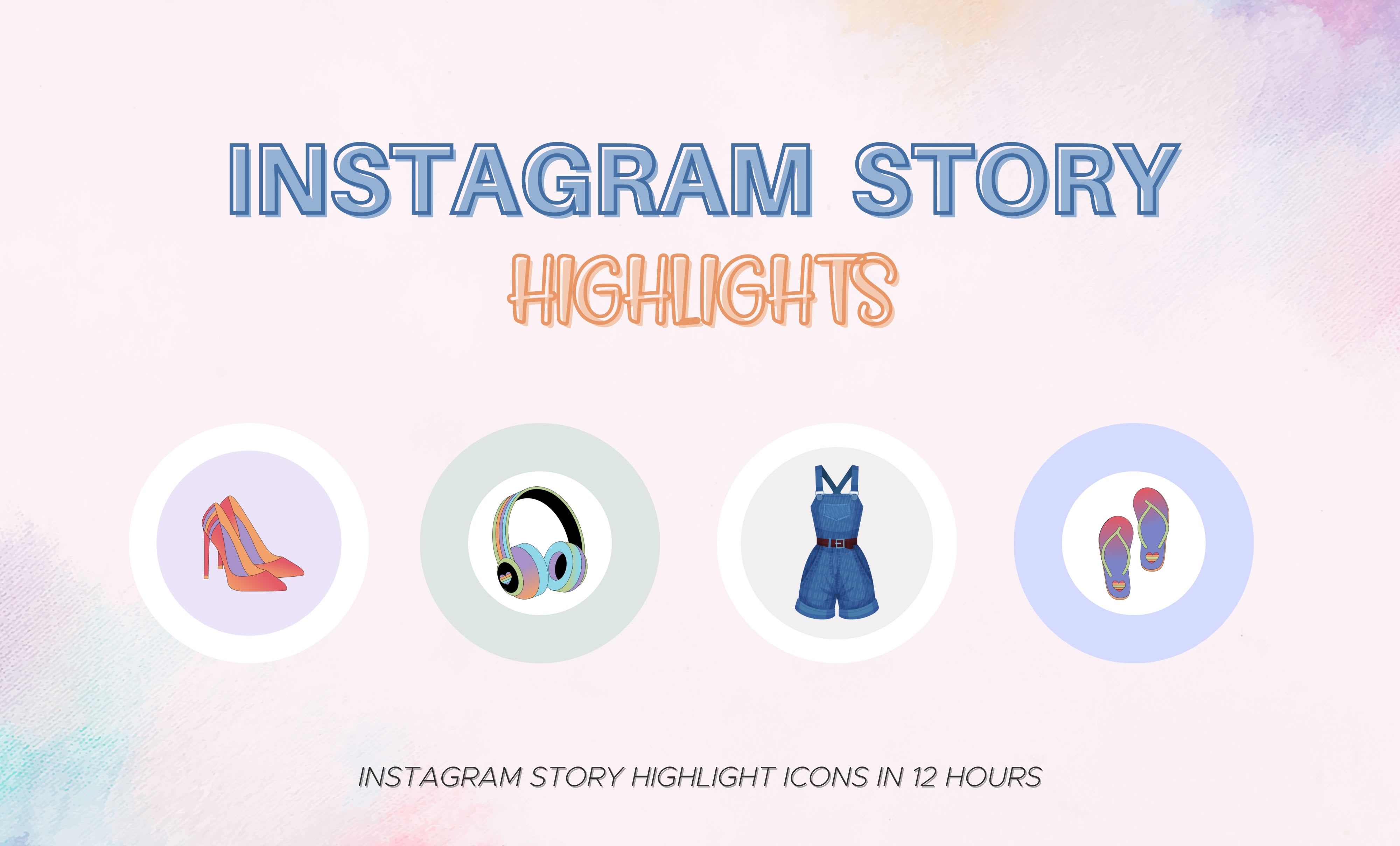 Create simple instagram highlight icons by Ayushvishwak565