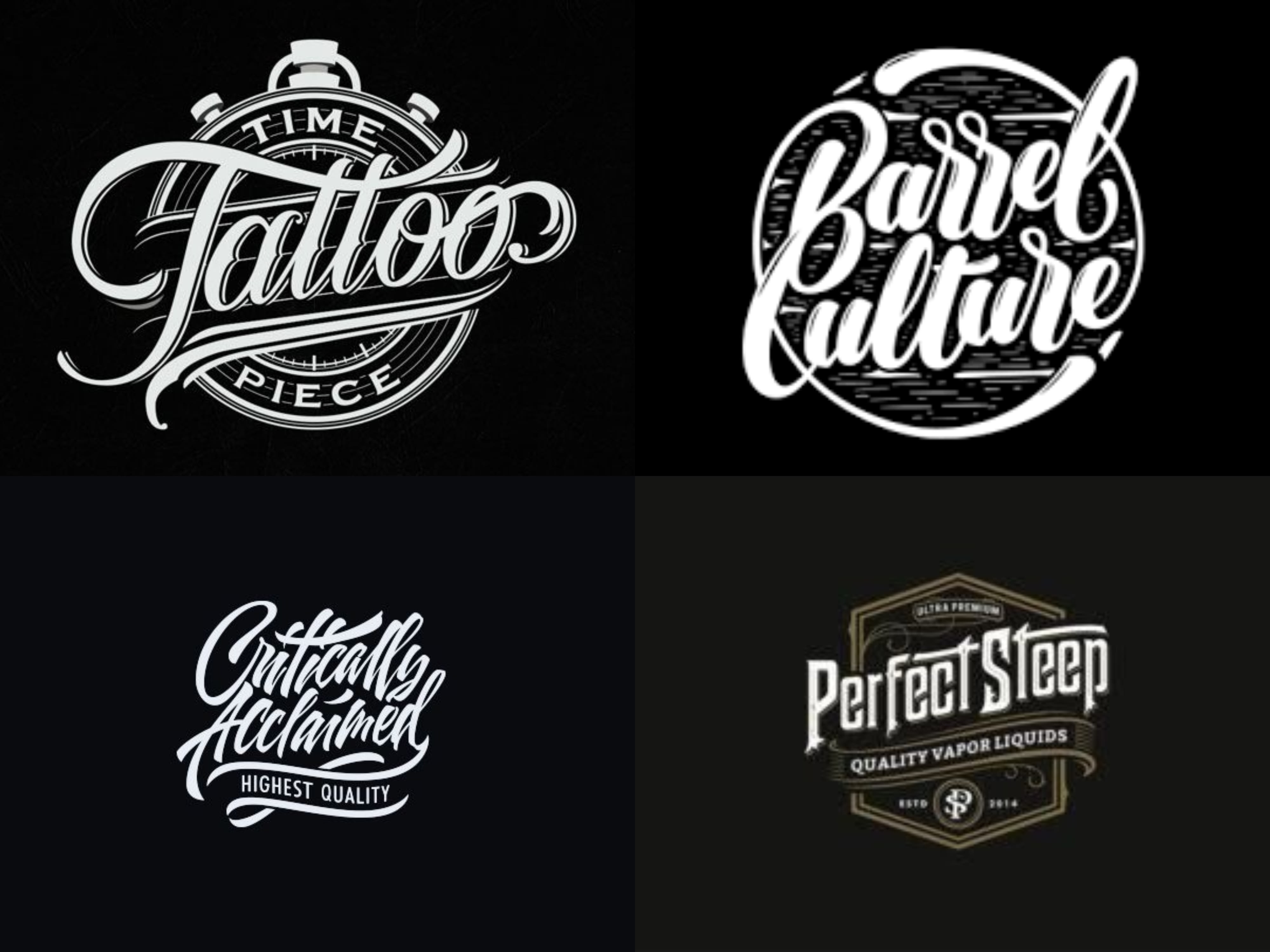 cool vintage logos