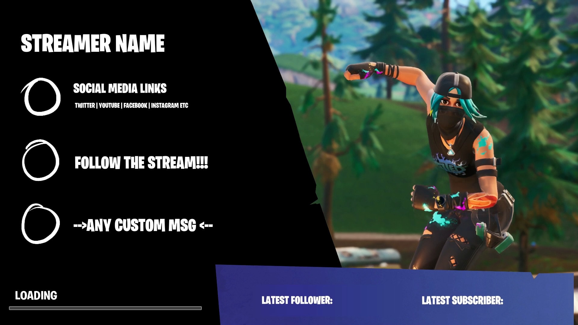 Brb Screen Fortnite Make You A Animated Twitch Be Right Back Screen For Fortnite By Whitewolf97 Fiverr