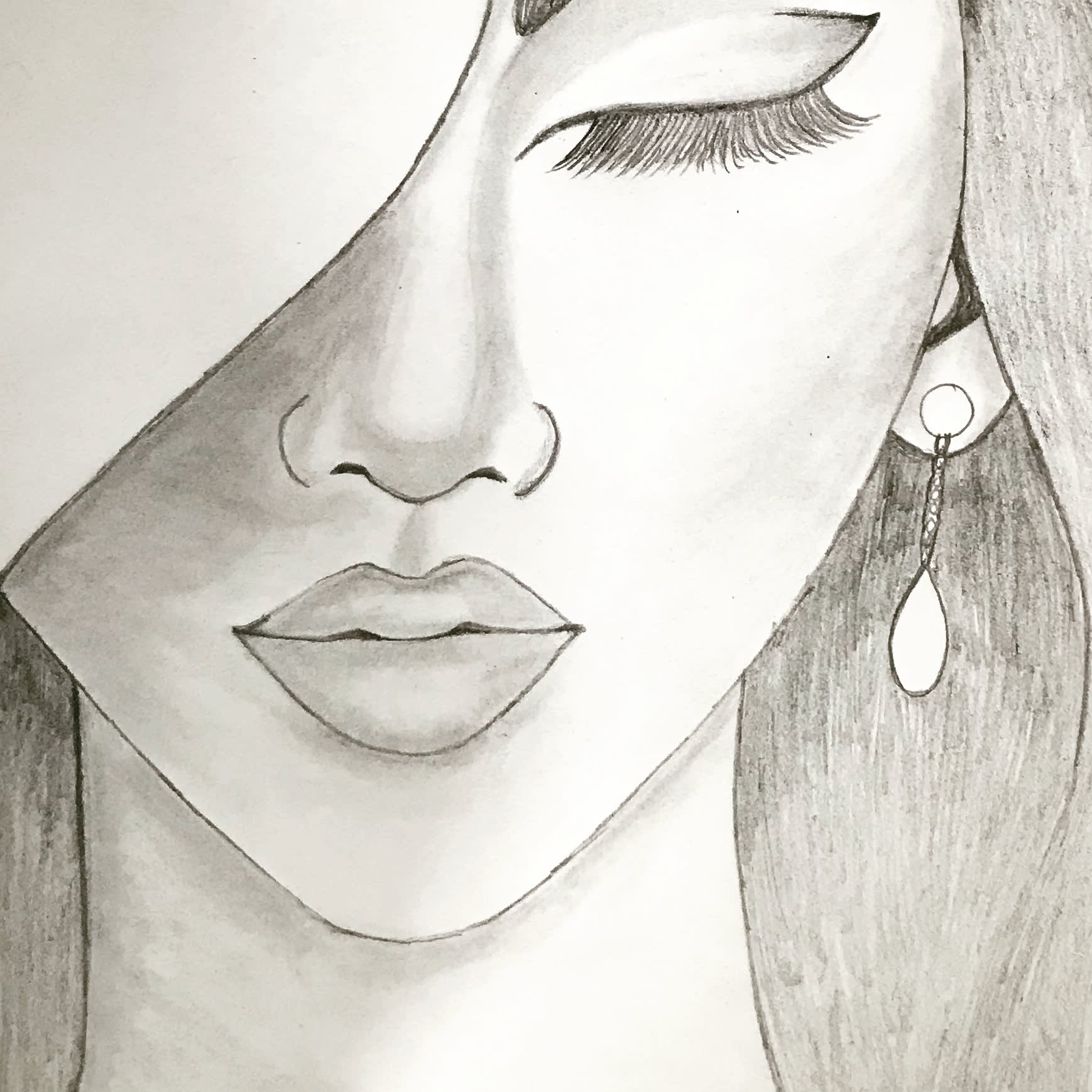 Eye Pencil Sketch Art | PeakD