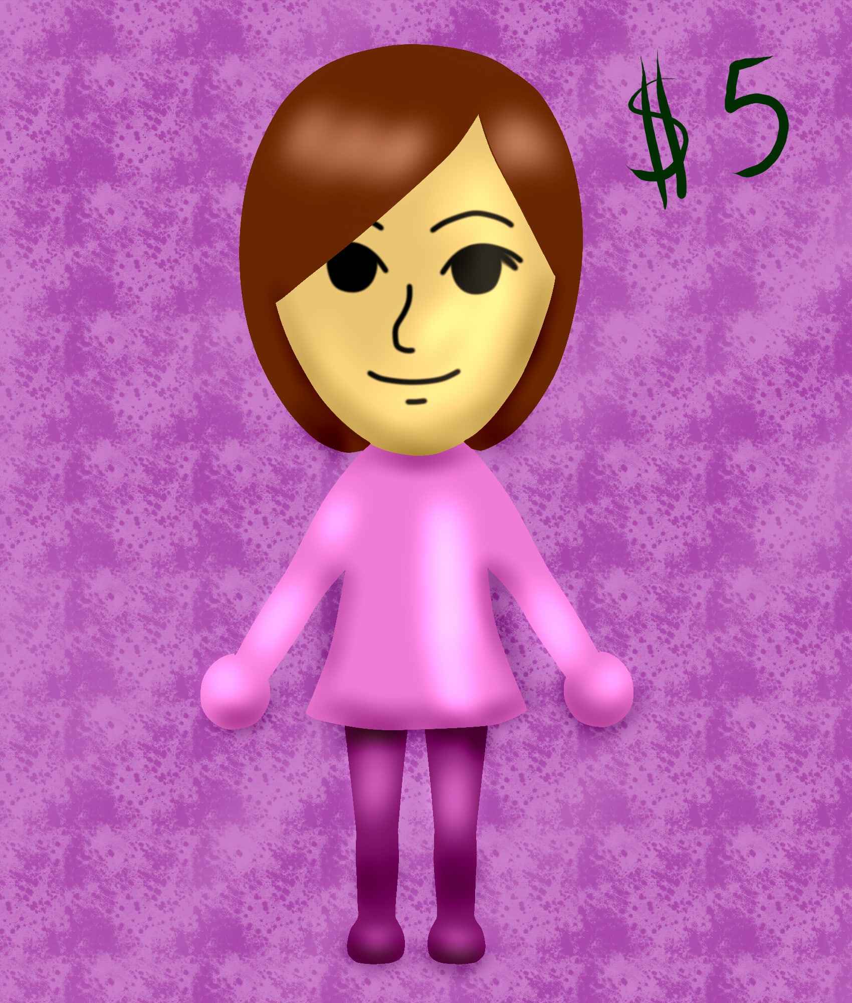 Draw you as a mii by Uniqua Fiverr