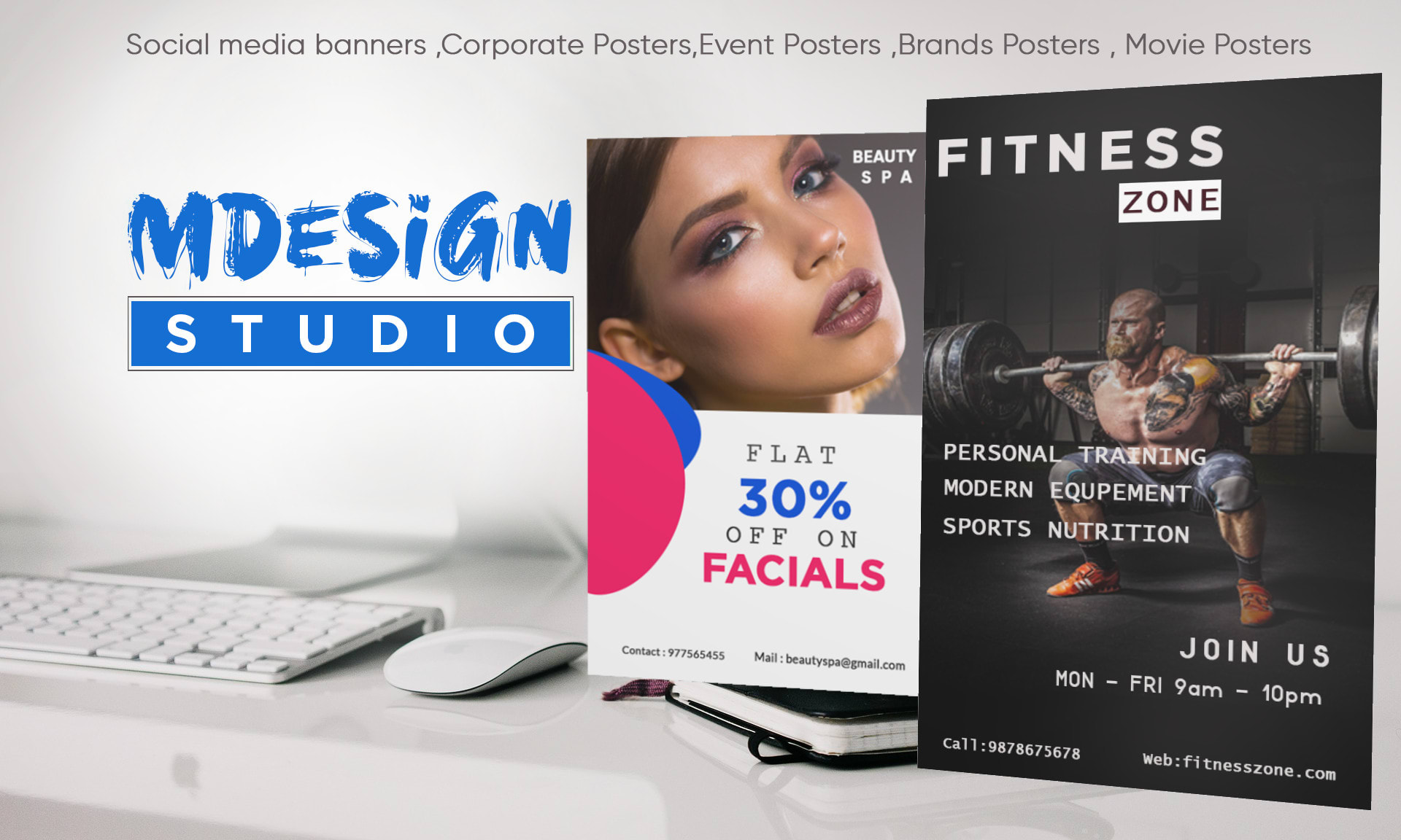 Design Creative Poster And Banners For Your Brand By Manidee