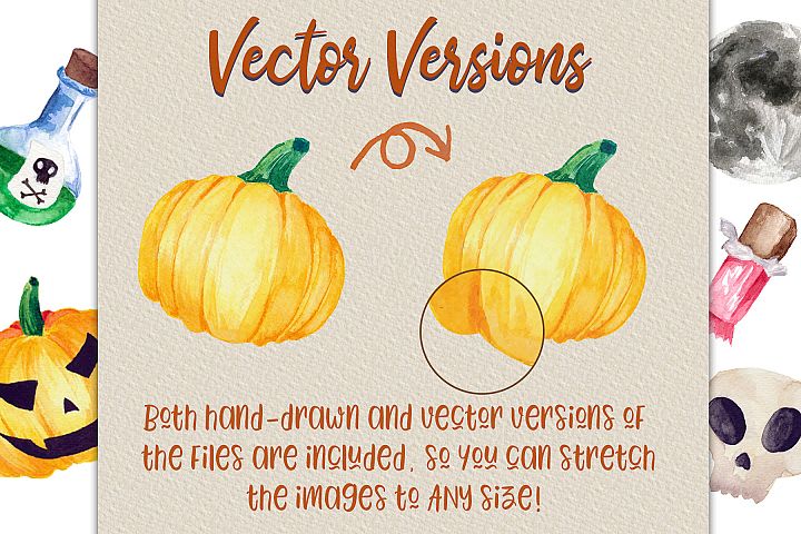 Download Provide Halloween Watercolor Clip Art Pack With Svg Vector By Haddi37463 Fiverr
