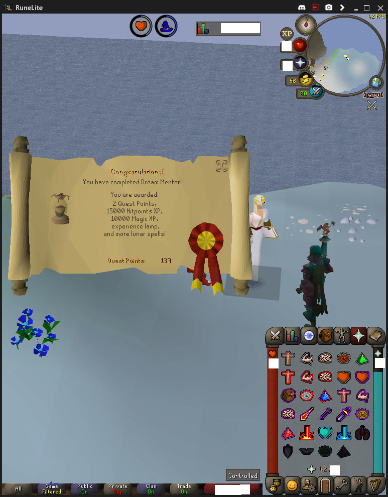 Osrs Quest Xp Lamps About To Get My Very First Membership After Doing All F2p Quests With