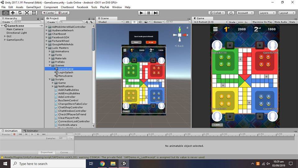 Ludo Game Source Code for Unity: 2-4 Player, 