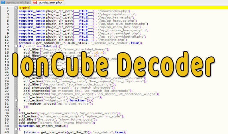 ioncube decoder php script