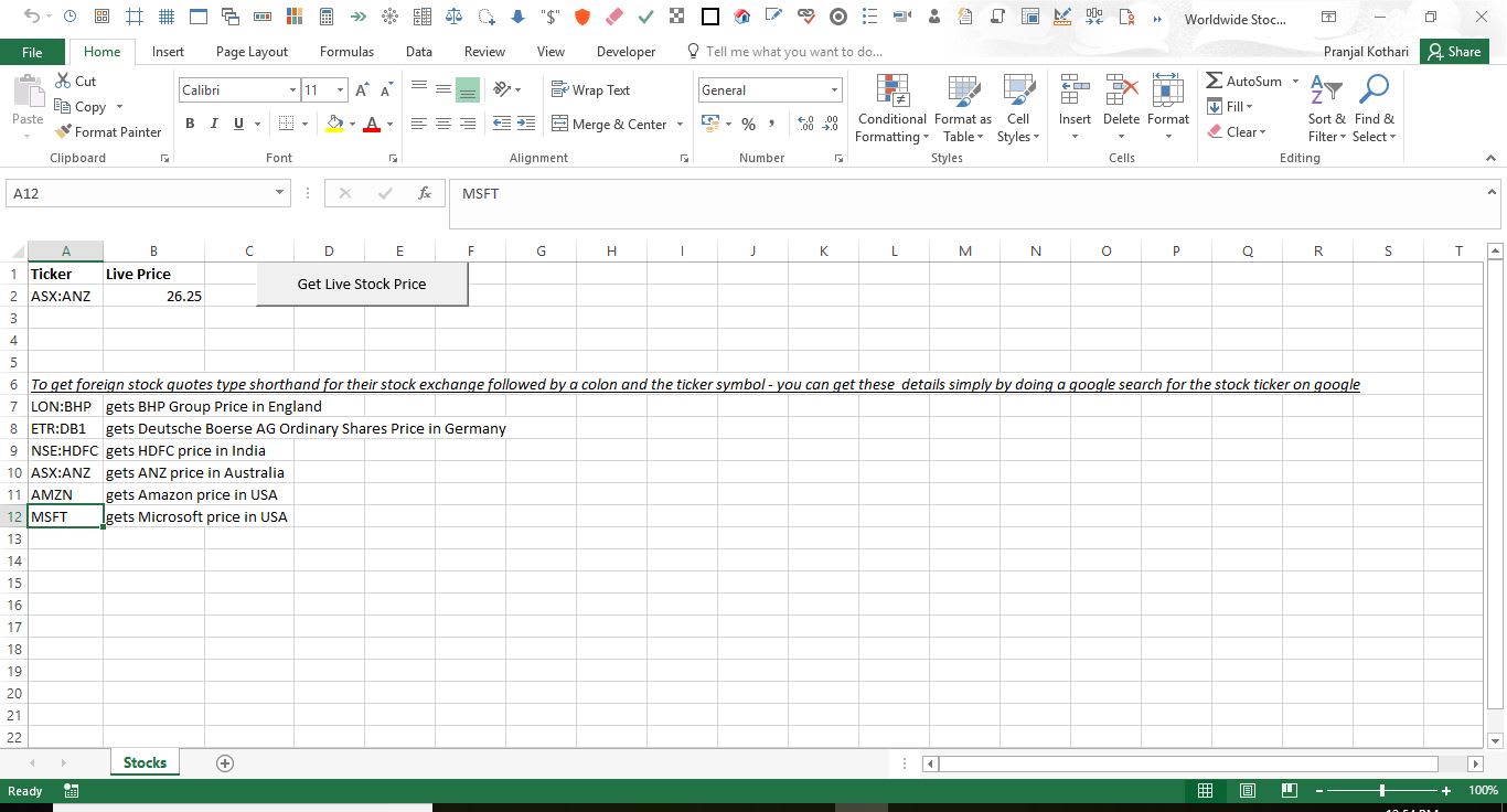 Extraer datos históricos y en vivo del mercado de valores para