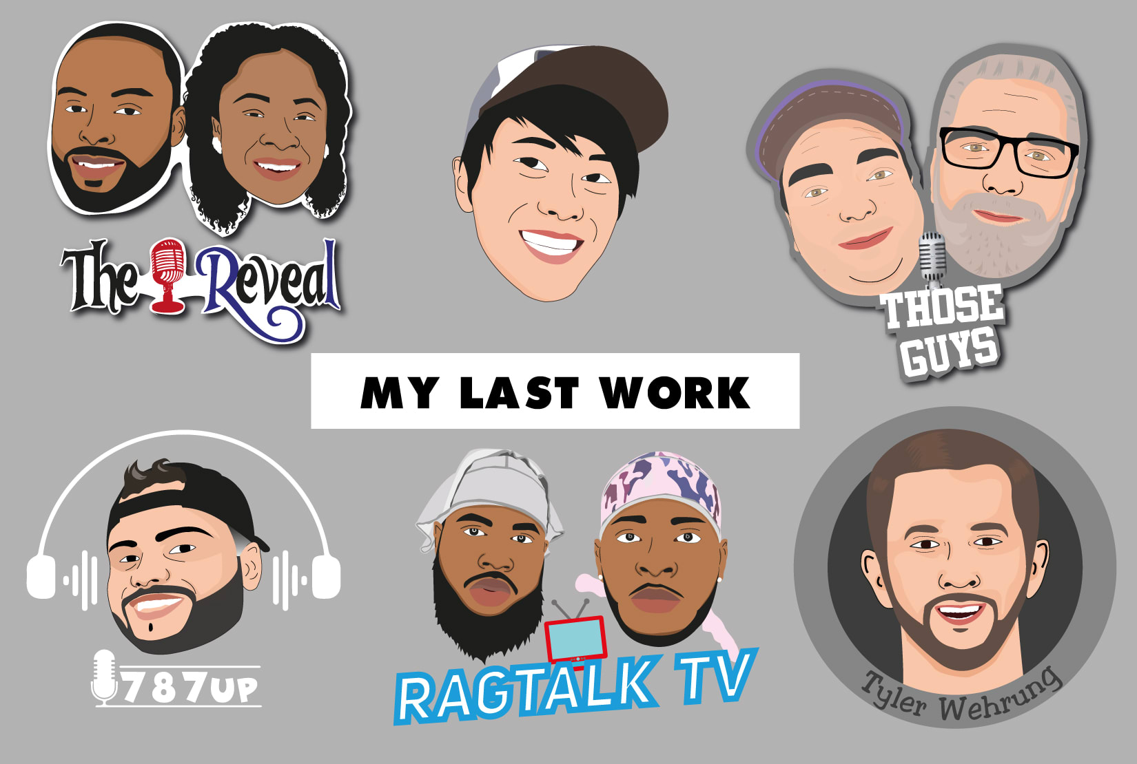 Draw Your Face Logo In Vector For Channel Youtube By Yassinechakiri