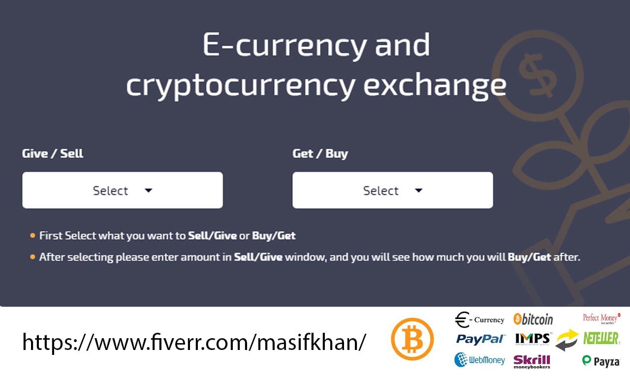 Create crypto currency exchange website in php laravel by Masifkhan | Fiverr