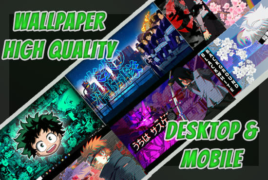 Create anime wallpaper or thumbnail in less than 2 hours by Blackwhitebg |  Fiverr