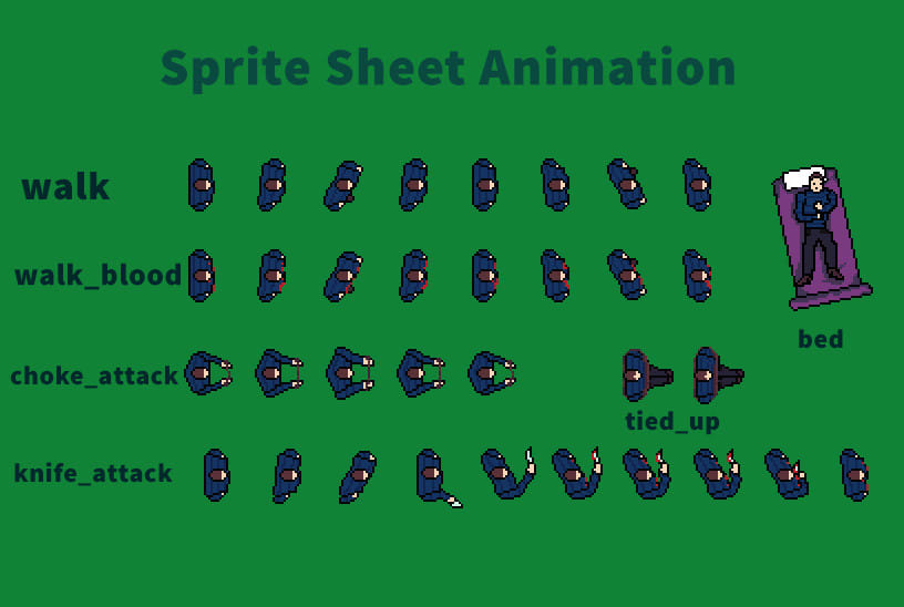 Create Custom Pixel Art Sprites Animated By Anasmations Fiverr