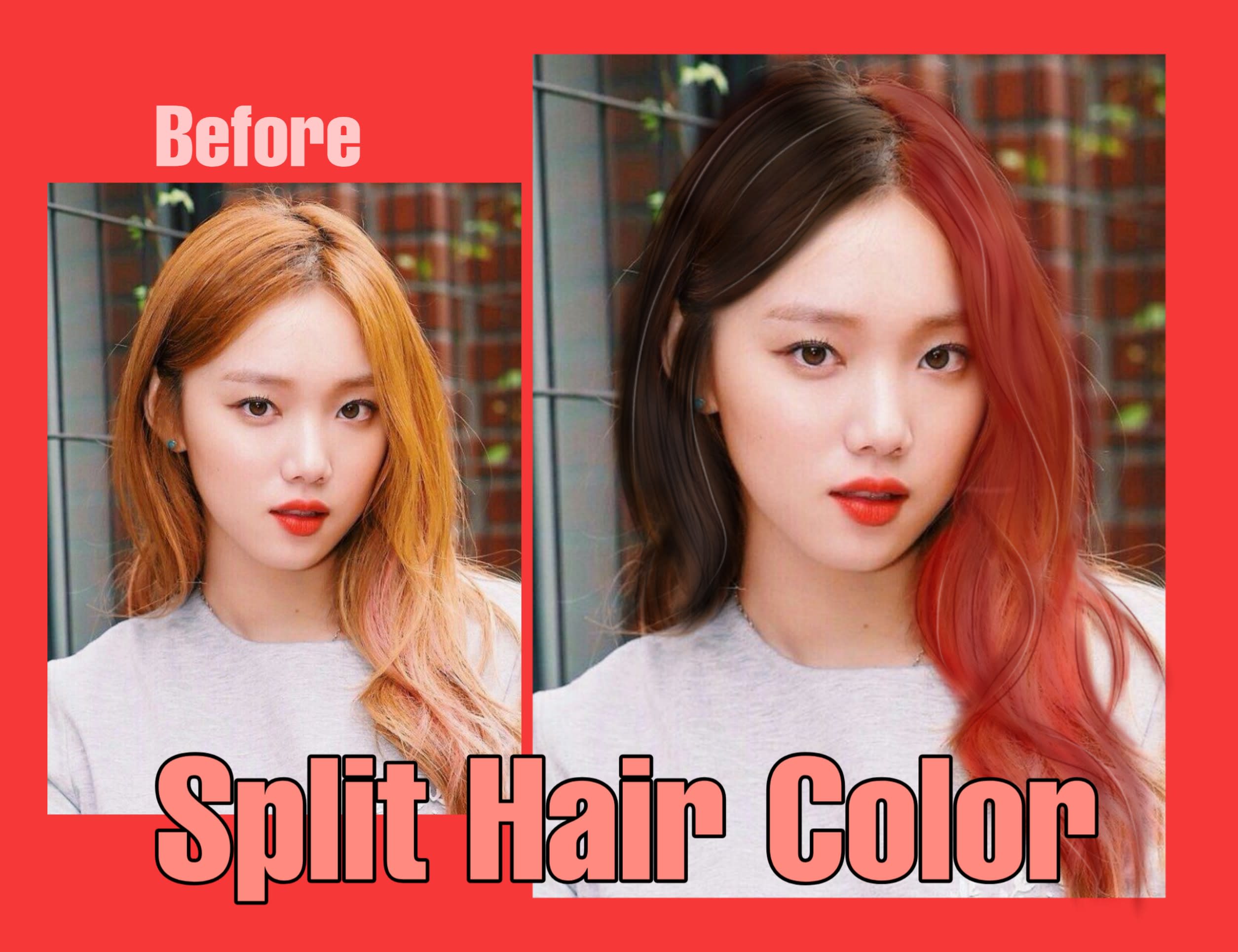 Naturally Change Hair Color Within24 Hours In Photoshop By Maecart
