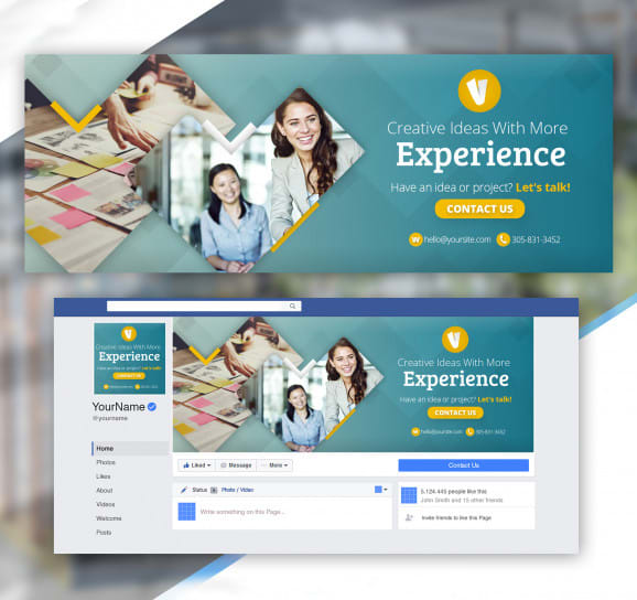Create Web Banner Design Facebook Banner Youtube Channel Art