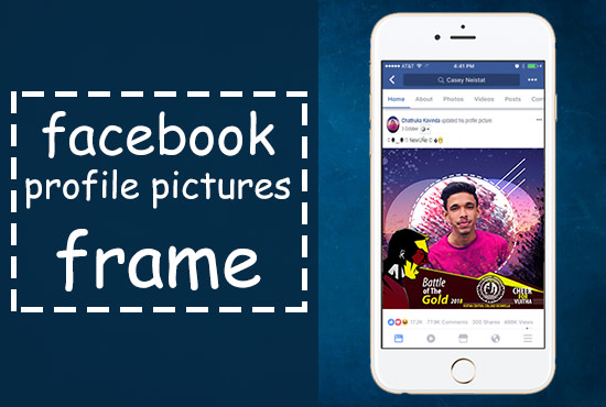 Design A Facebook Profile Picture Frame By Gdc Kavinda Fiverr