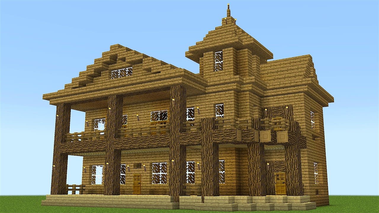 Build you a very nice minecraft house by Warpython