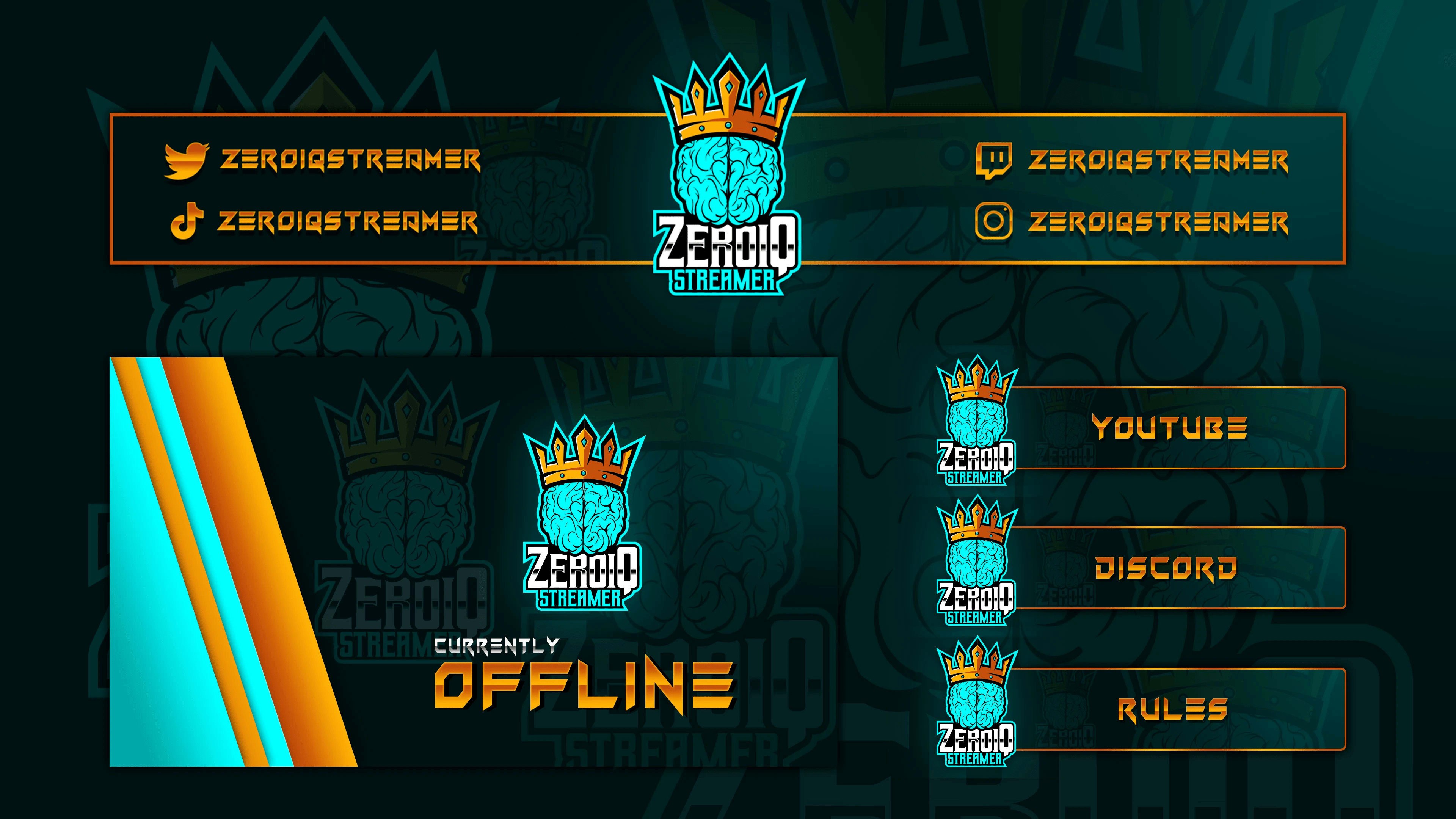 Make you a twitch overlay by Motioonnz