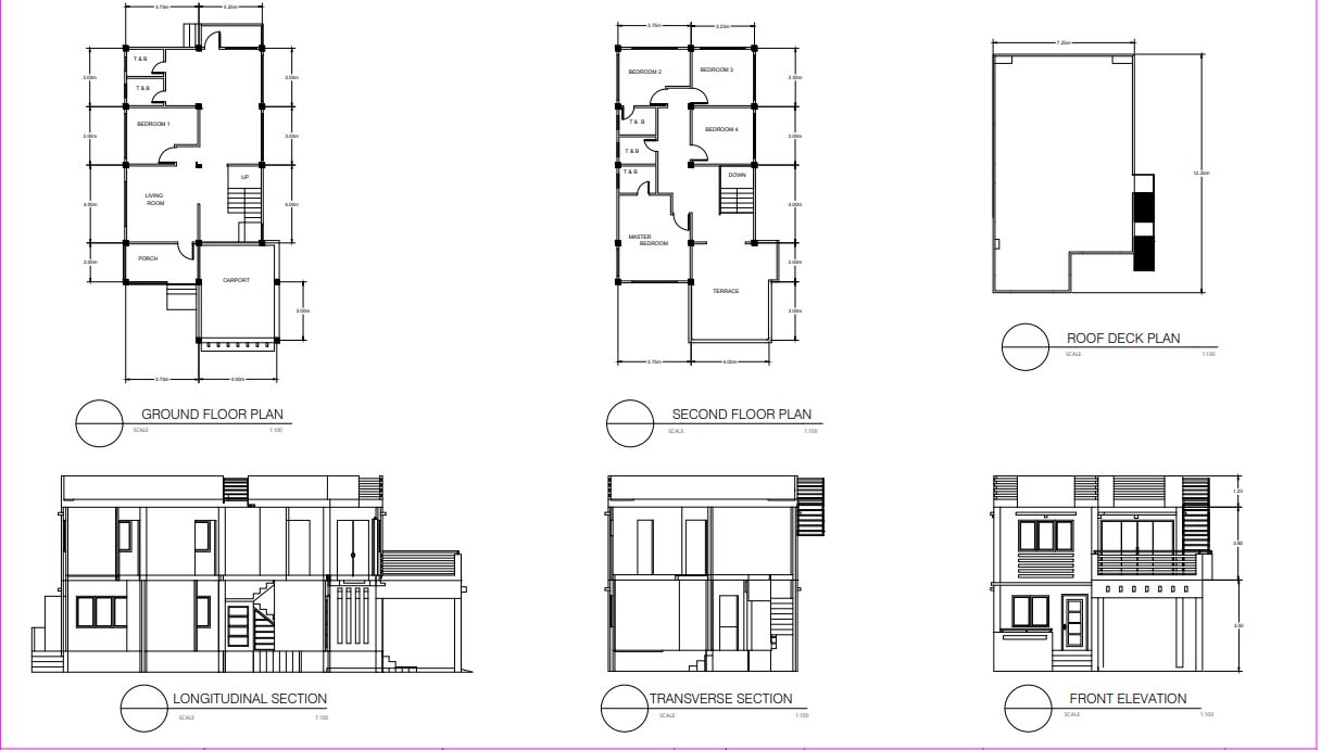 Design 2 To 3 Storey Residential Buildings On Sketchup N Cad By Bultsj