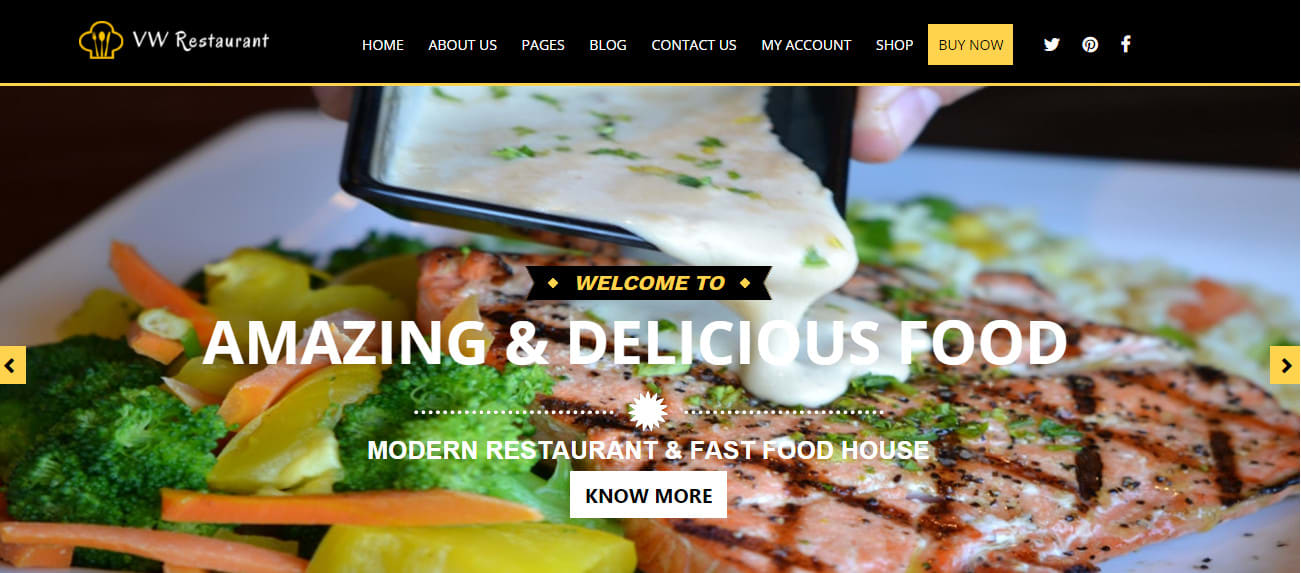 Design An Awsome Restaurant Website Or Food Website By Valenrixx Fiverr