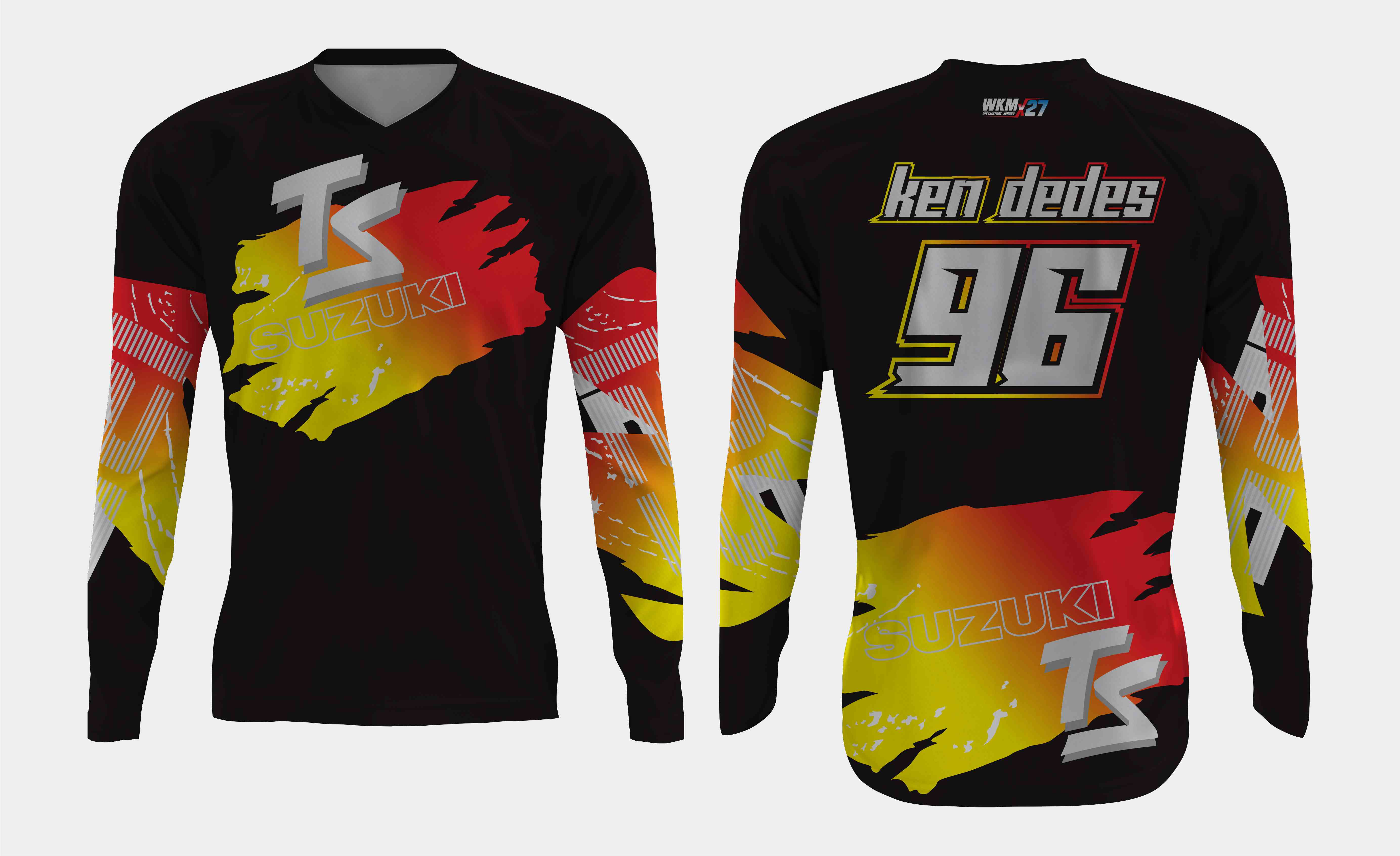 Design Digital Printing Custom Jersey New Model 10687897 Vector