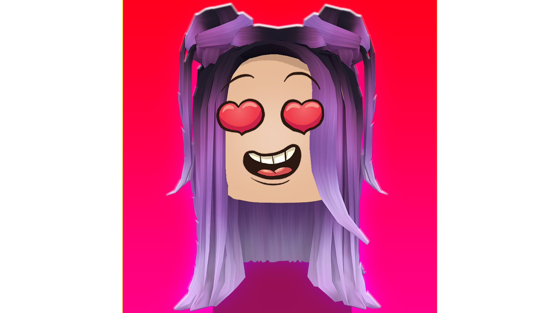 Create an avatar or icon with your character head on roblox by