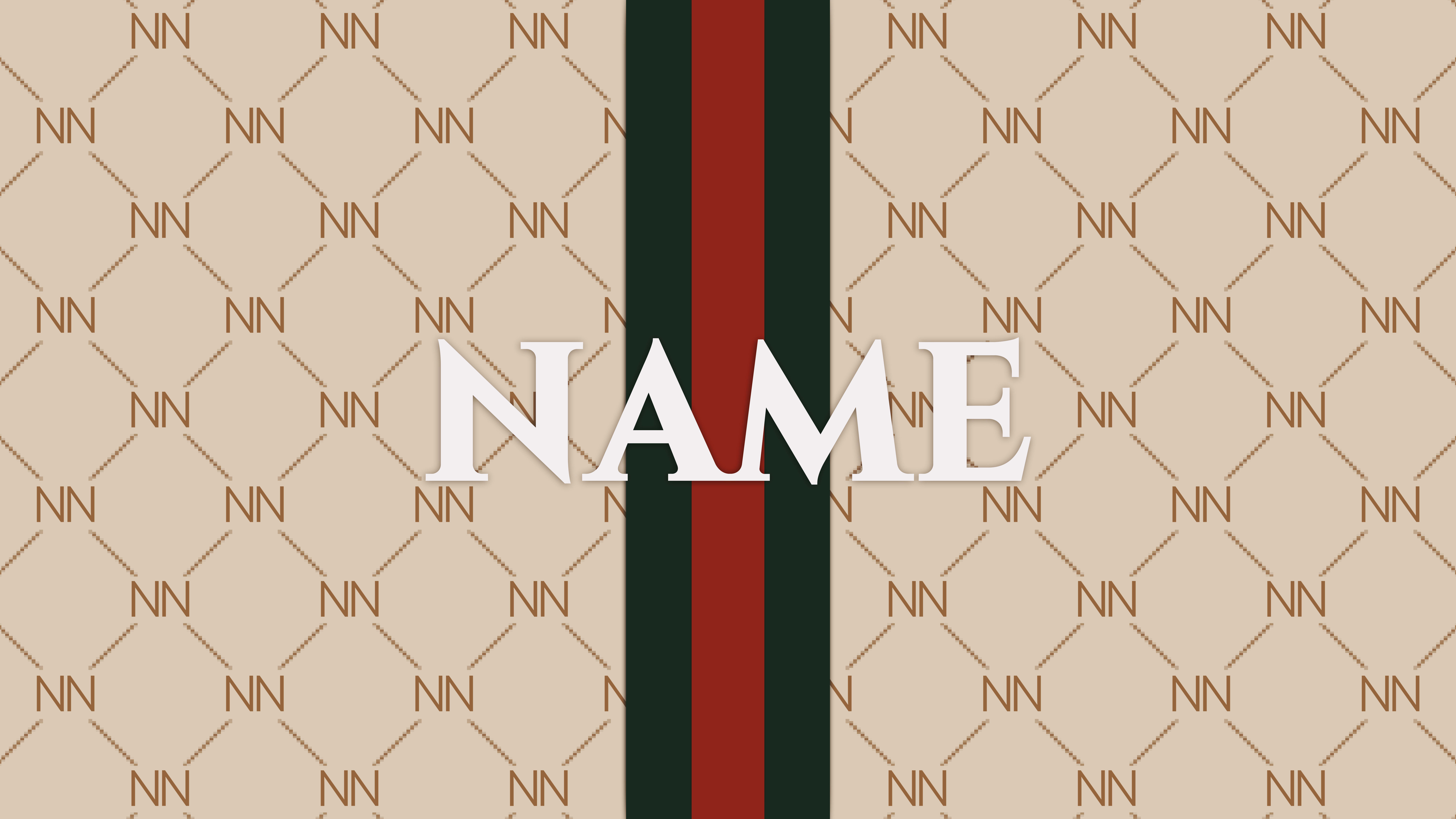 Make a gucci monogram banner and 8k by Neekyzy | Fiverr