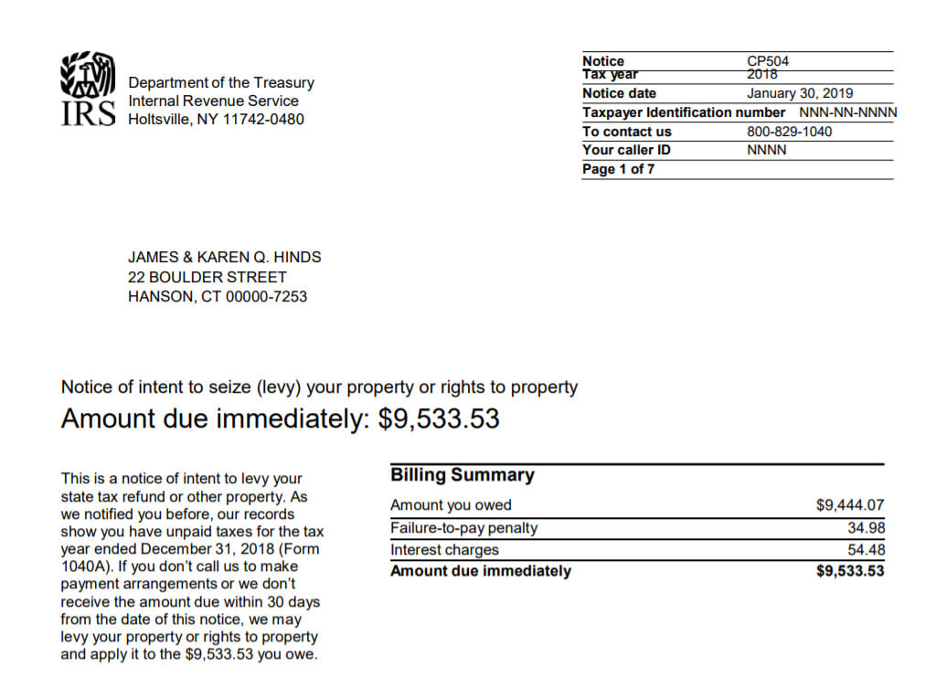 answer your questions to irs tax notices and letters