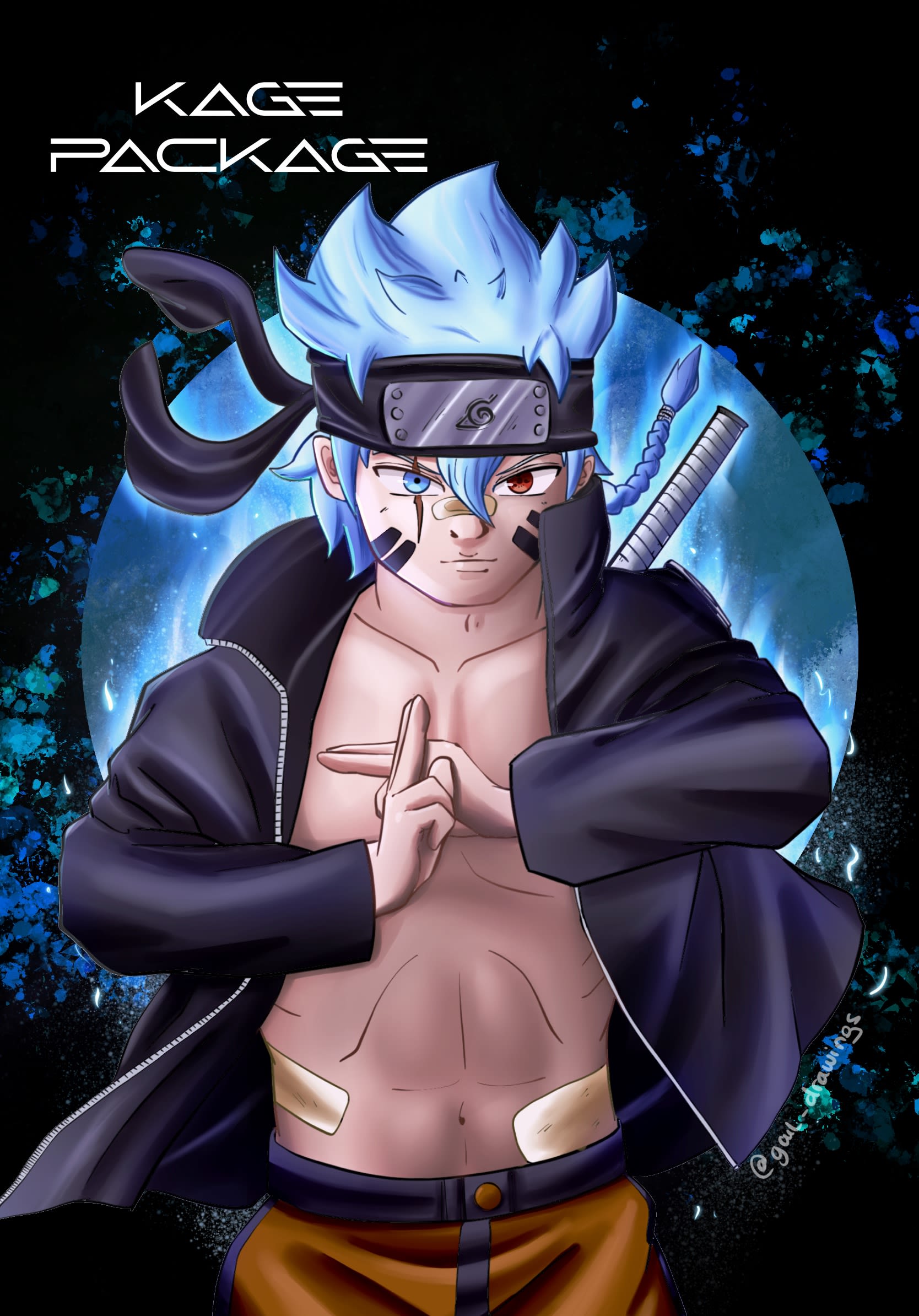 I drew Naruto dressed as a jounin for a commission! : r/Boruto