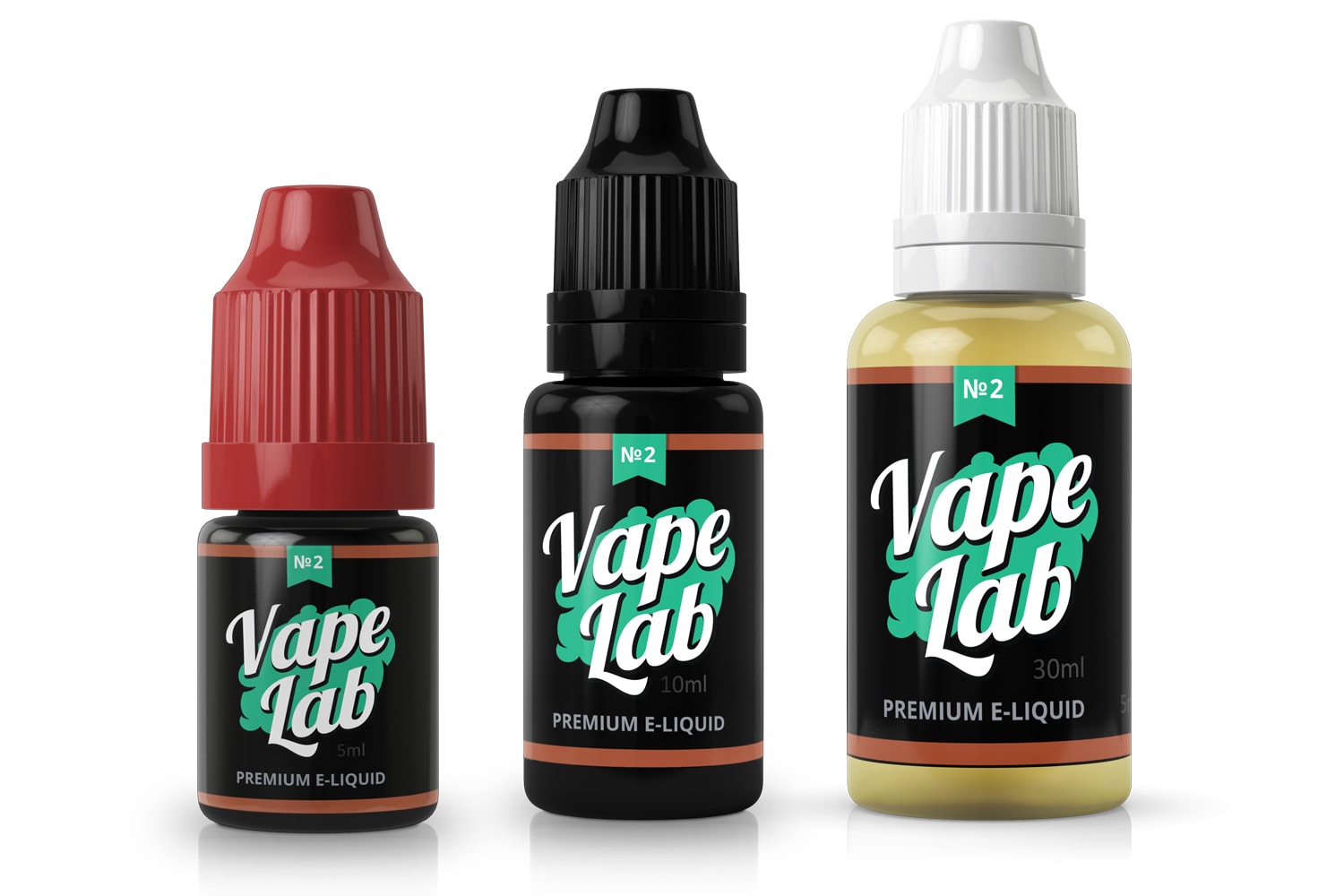 Mettez votre étiquette sur des bouteilles de gorille grassouillet licorne  vape 3d