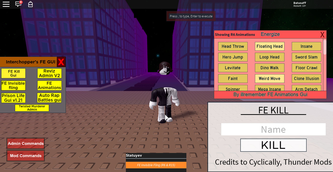 Create Any Kind Of Roblox Script Or Exploit By Interchopper