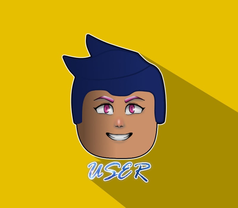 design you a roblox shadow head logo 3d and 2d