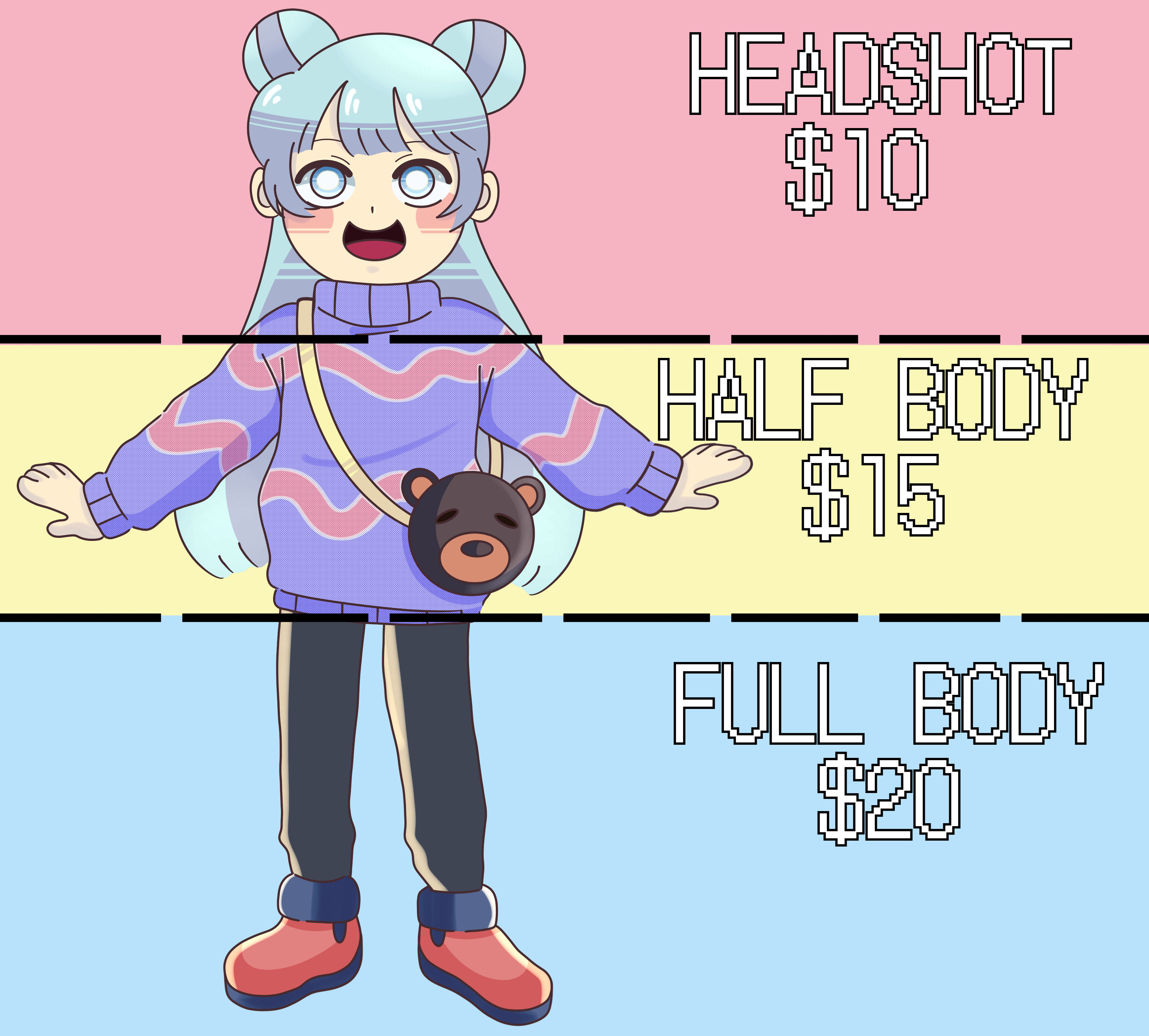 Draw Your Roblox Or Minecraft Character To My Art Style By Donnutt - roblox headshot