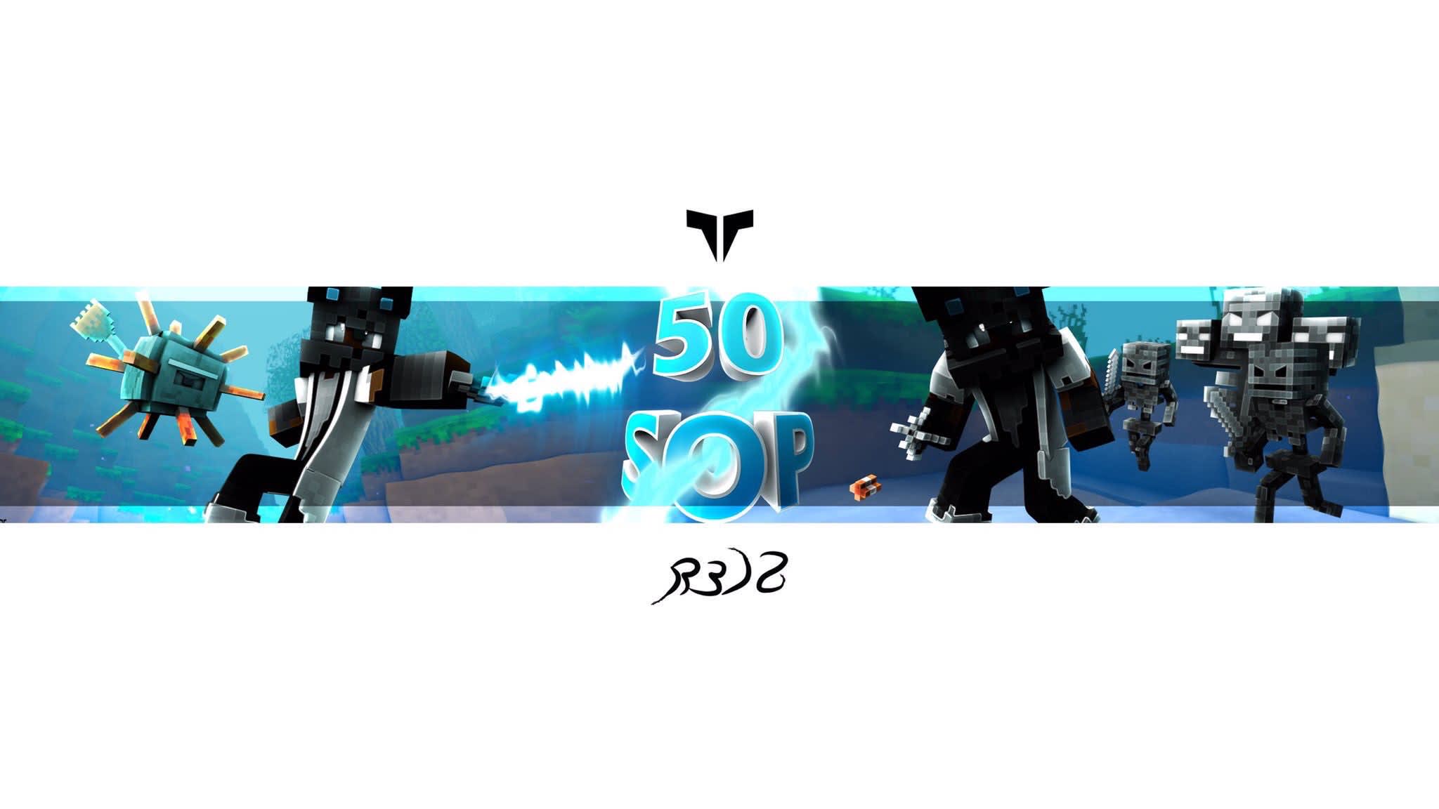 Do Youtube Banner Minecraft Style By R3izgraph